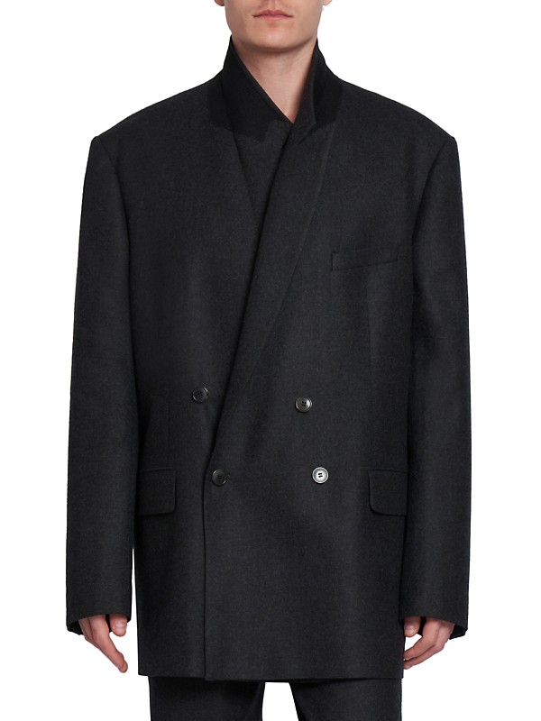 Shop Dries Van Noten Bishop Double-Breasted Jacket | Saks Shop Dries Van Noten Bishop Double-Breasted Jacket | Saks