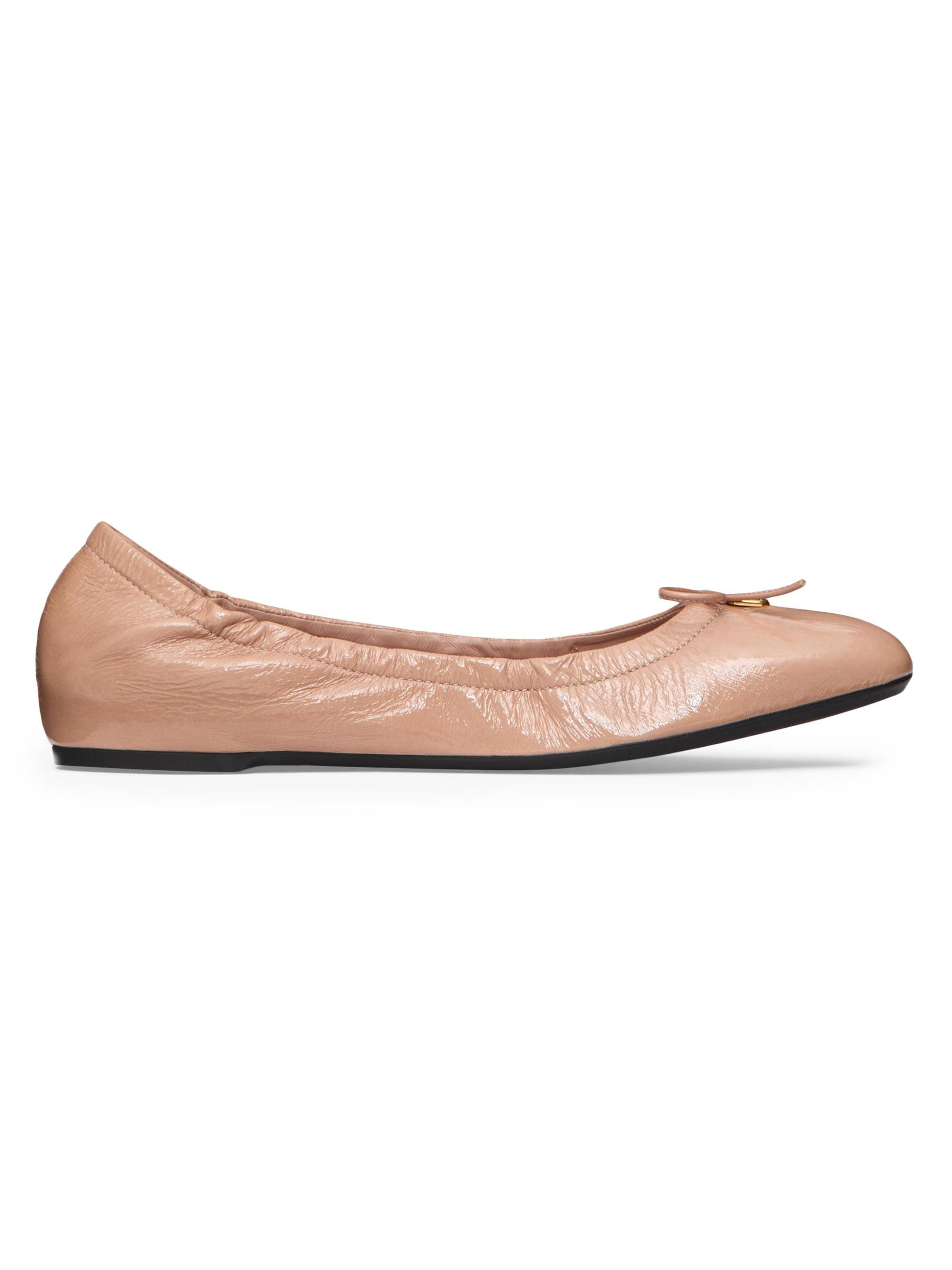 Valentino Garavani VLogo Signature Patent Leather Ballerina Flats