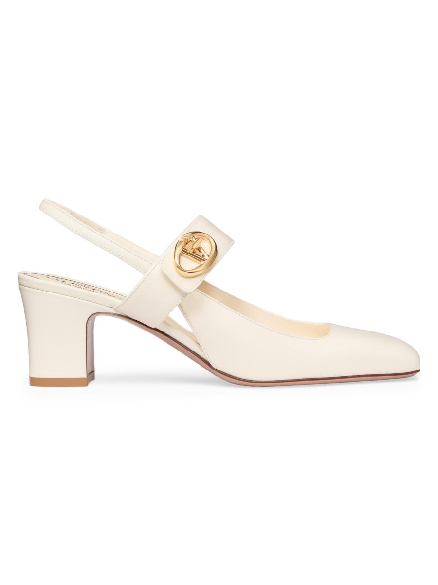 Valentino Garavani VLogo Locker Mary Jane Slingback Pumps