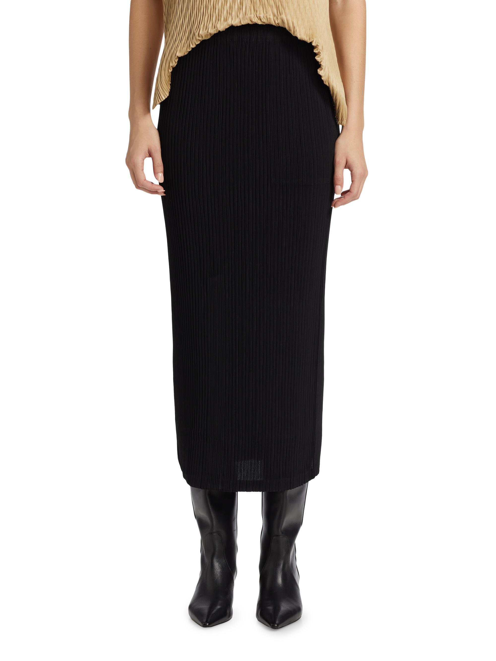 Issey Miyake Hatching Pleats Midi-Skirt | Saks Fifth Avenue