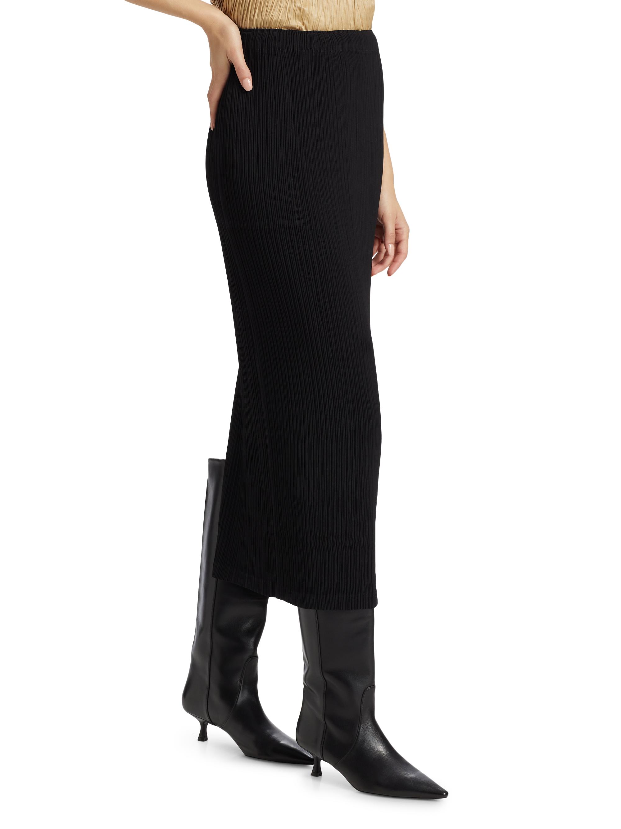 Issey Miyake Hatching Pleats Midi-Skirt | Saks Fifth Avenue
