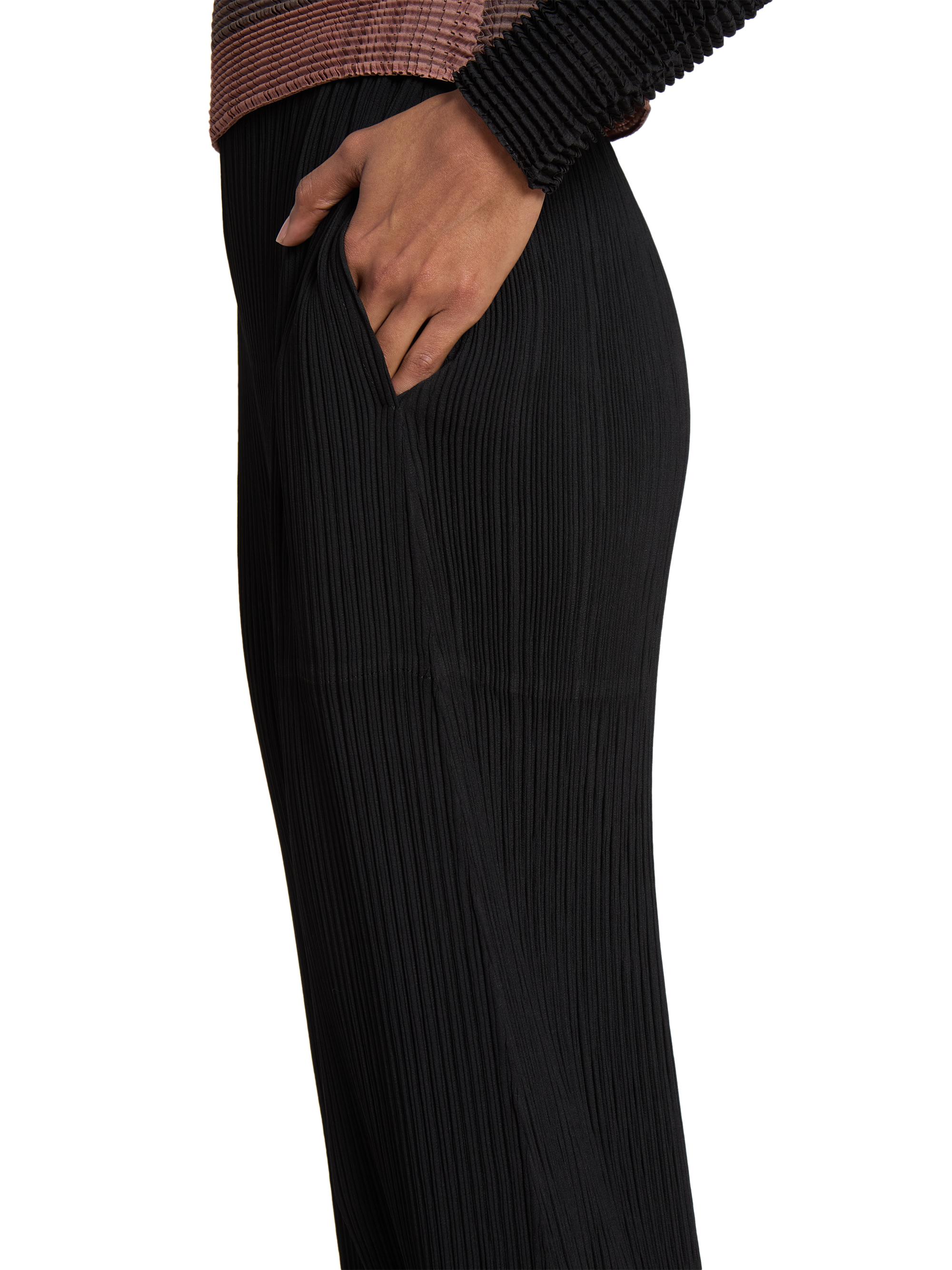 Issey Miyake What Has Always Been Hatching Bottoms Pants