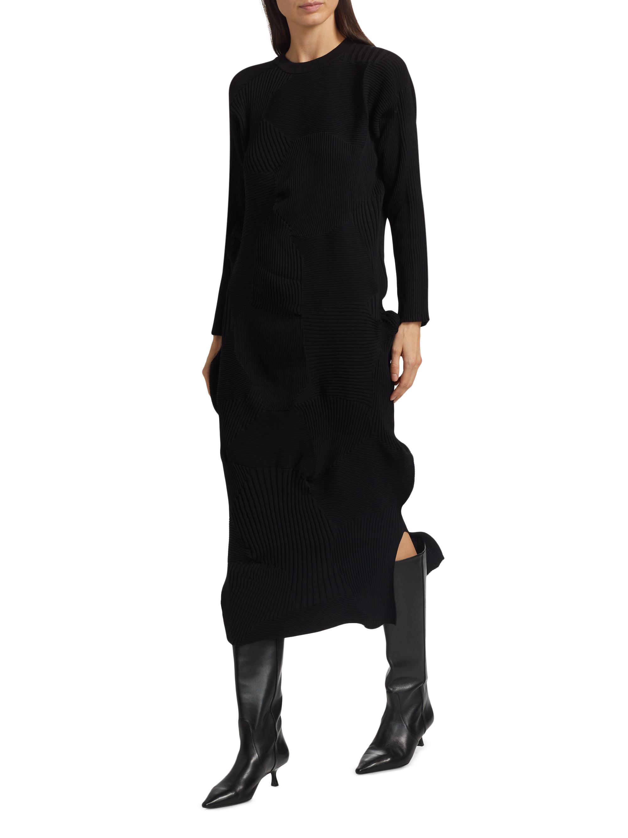 Issey Miyake Kone Kone Sculpted Plissè Midi-Dress | Saks Fifth Avenue