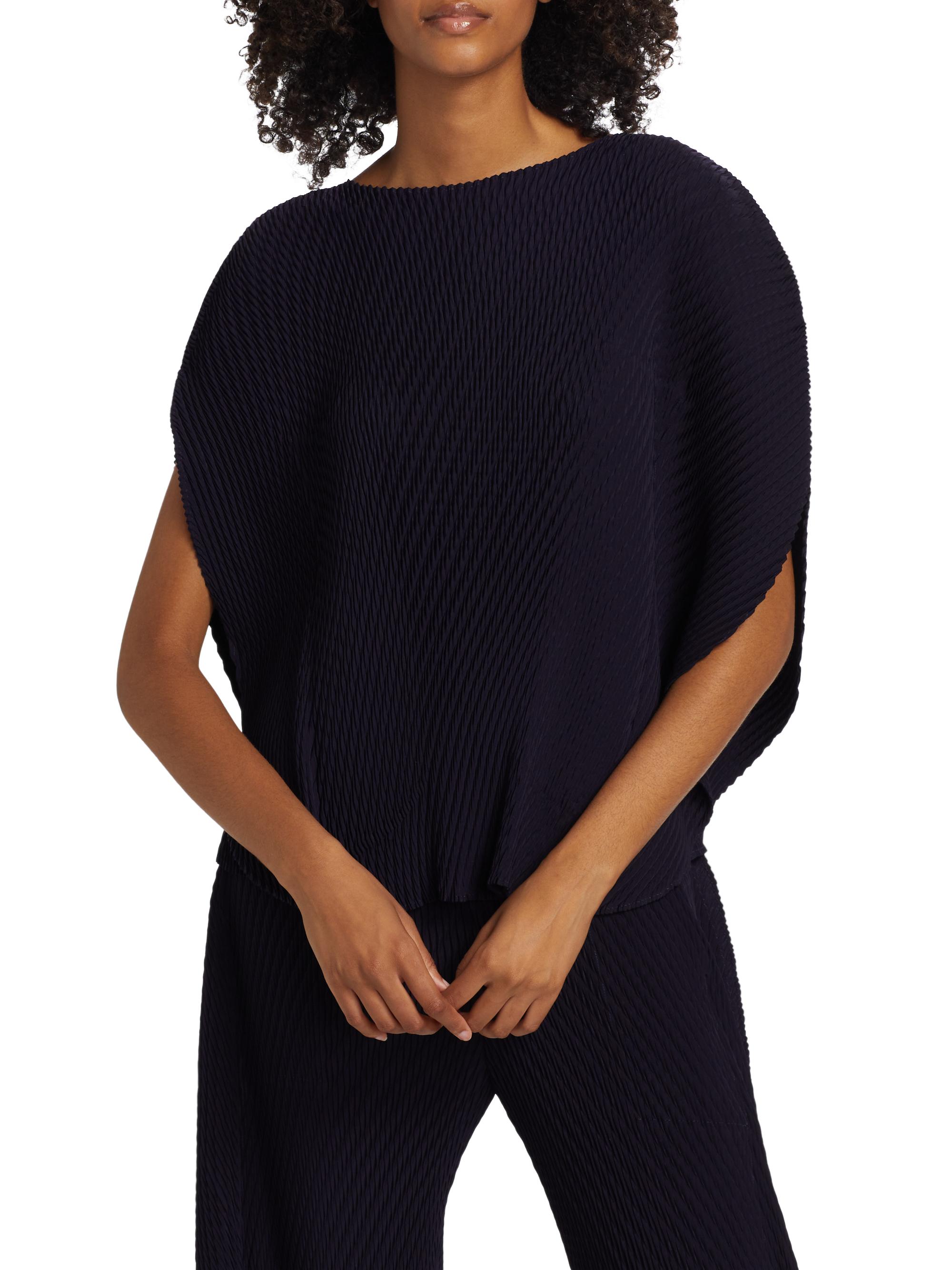 Issey Miyake What Has Always Been Orbicular Pleats Top | Saks