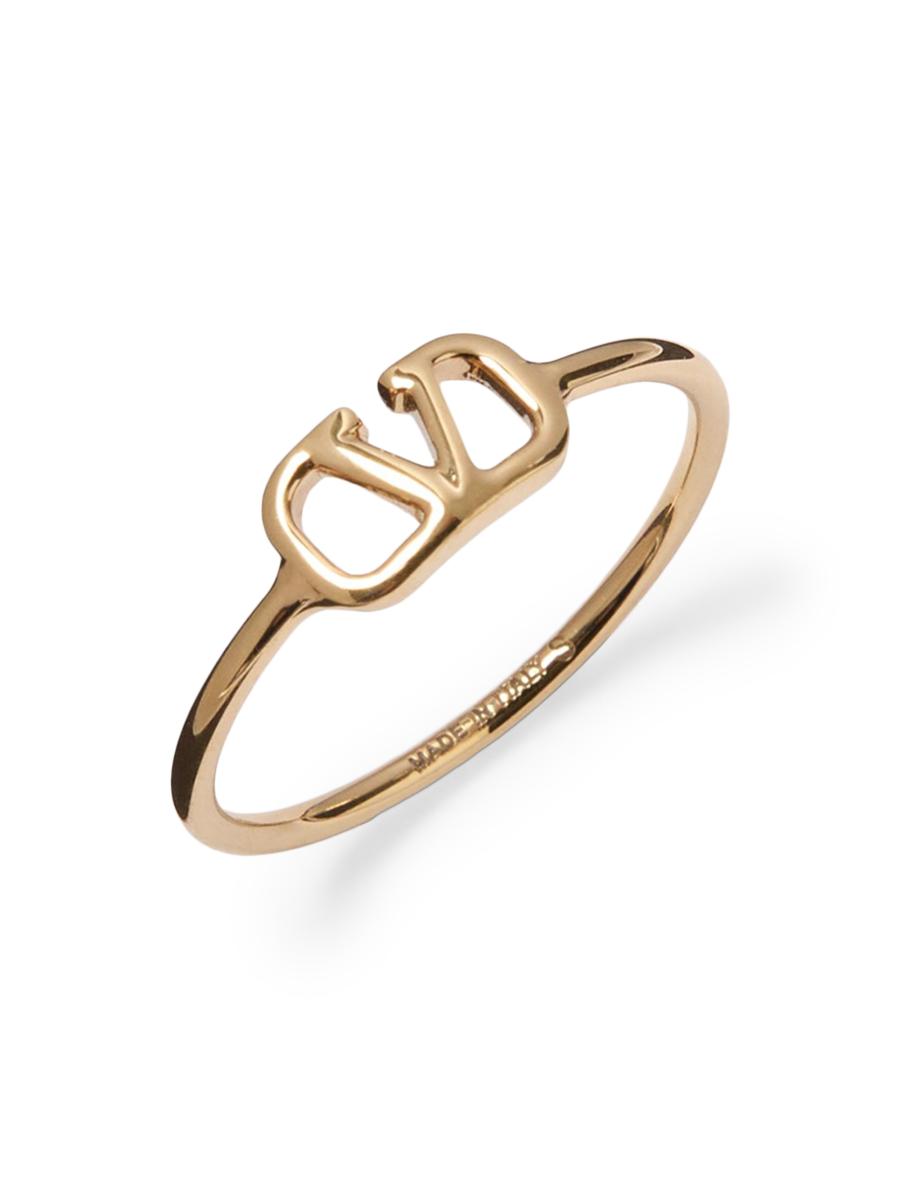 【関税&送料込】Valentino Garavani Silver l Ring valentino garavani - ヴァレンティノ ガラヴァーニ/VALENTINO