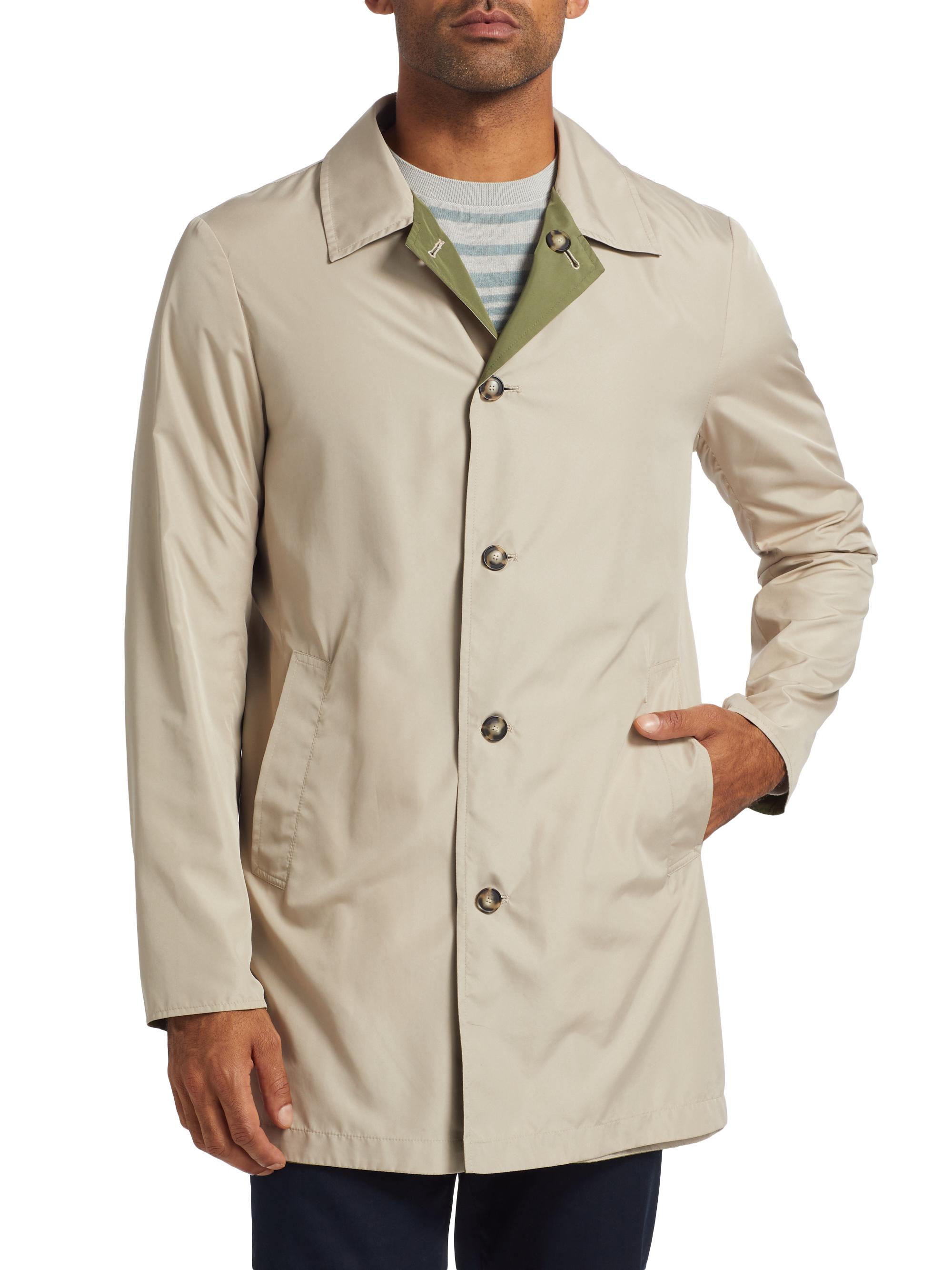 Saks Fifth Avenue Reversible Car Coat | Saks Fifth Avenue