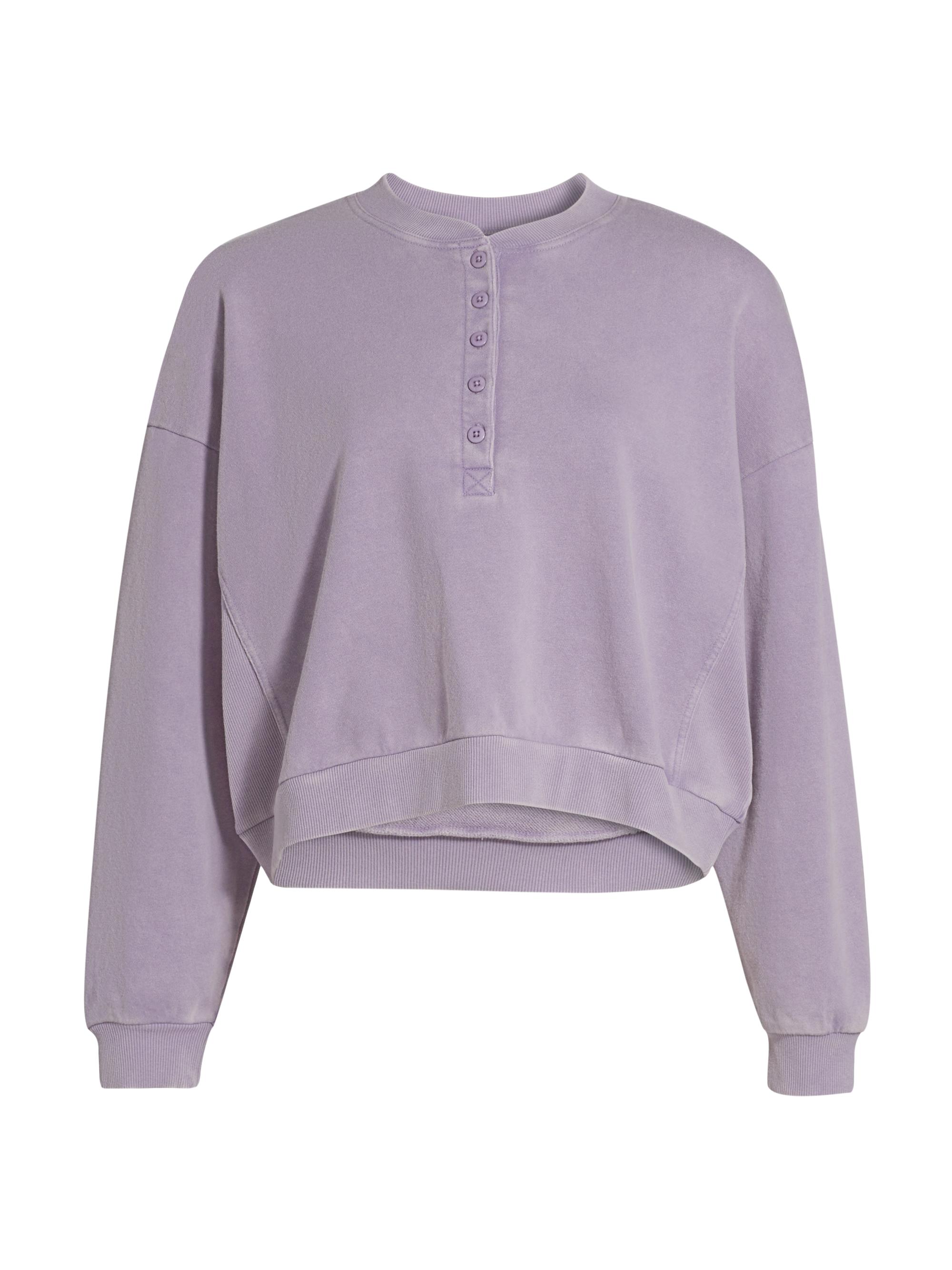 Stellae Dux Women's Cotton Crewneck Sweatshirt - Thistle