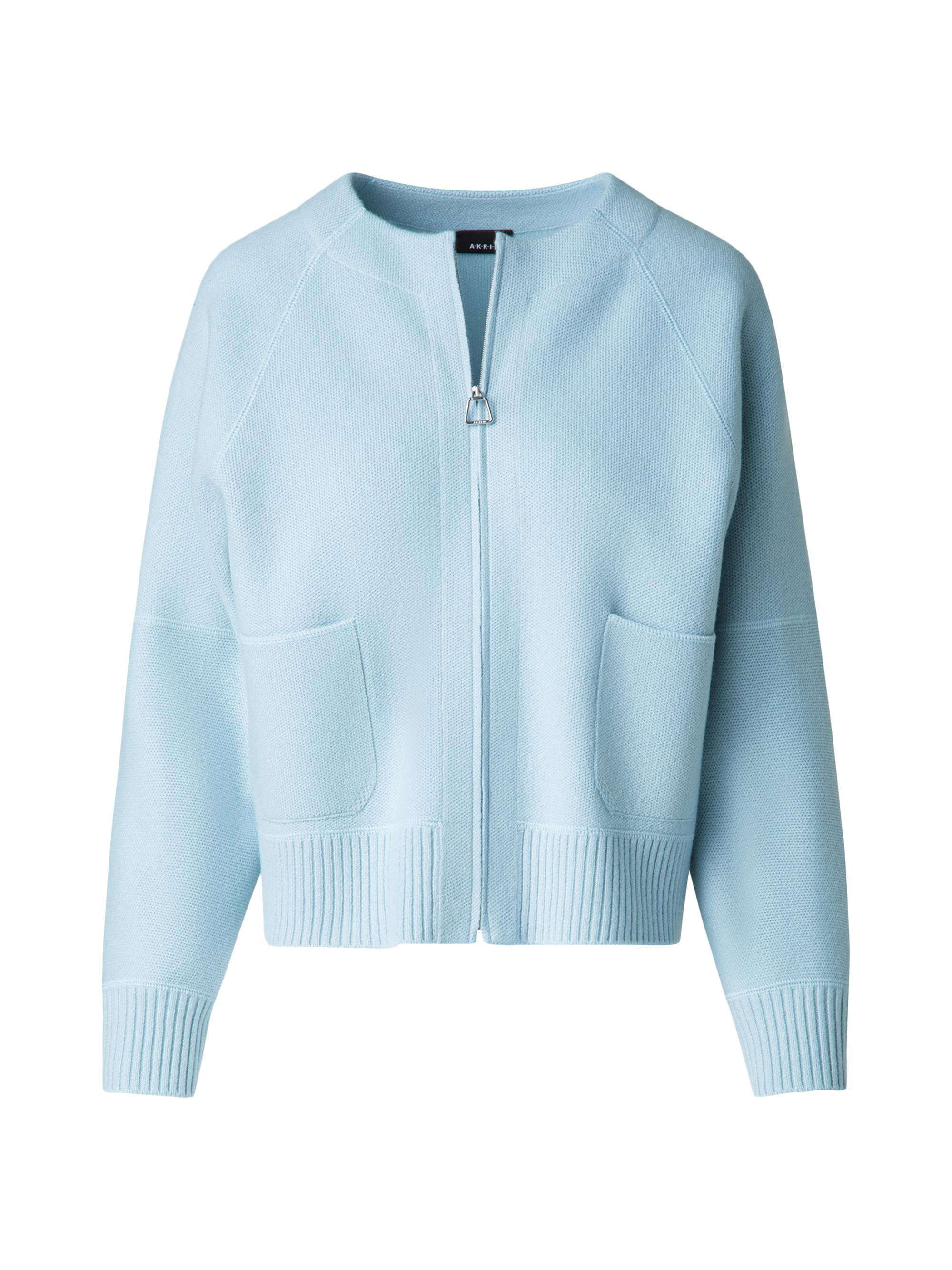 Akris Cashmere Piquè Zip Cardigan | Saks Fifth Avenue