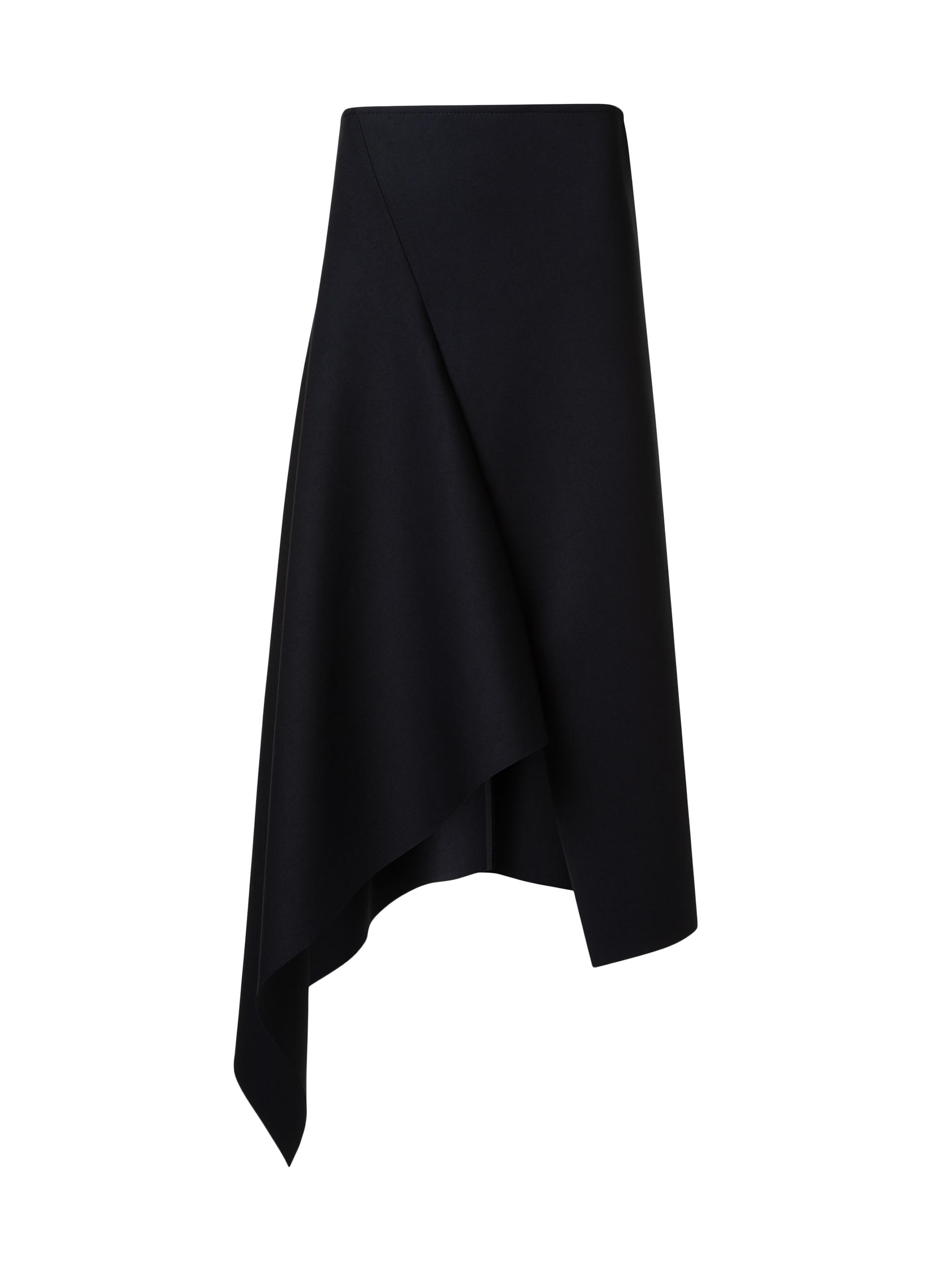 Akris Neoprene Asymmetric Midi-Skirt | Saks Fifth Avenue