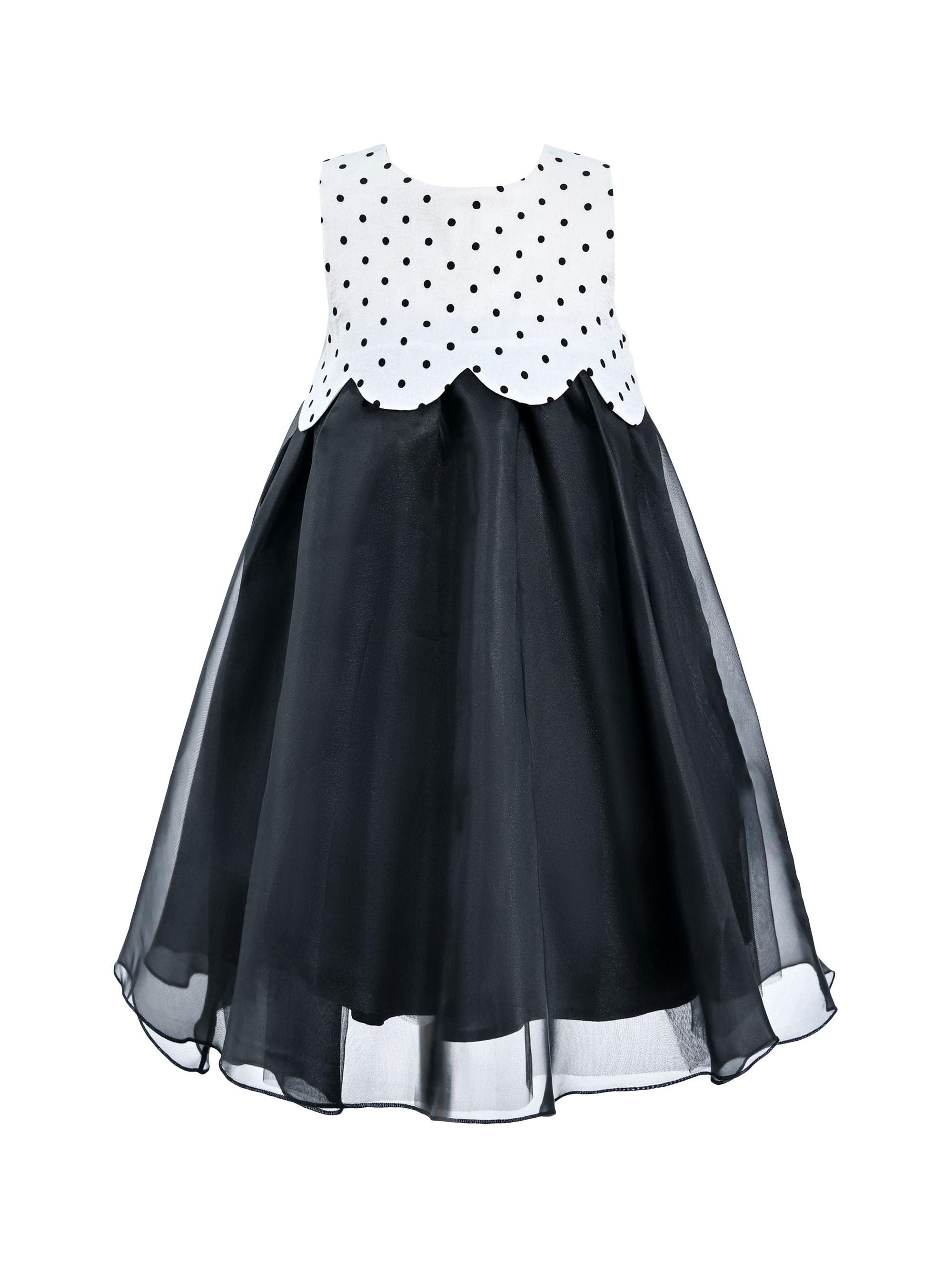 Tulleen Little Girl's & Girl's Menorca Dress - Black Multi