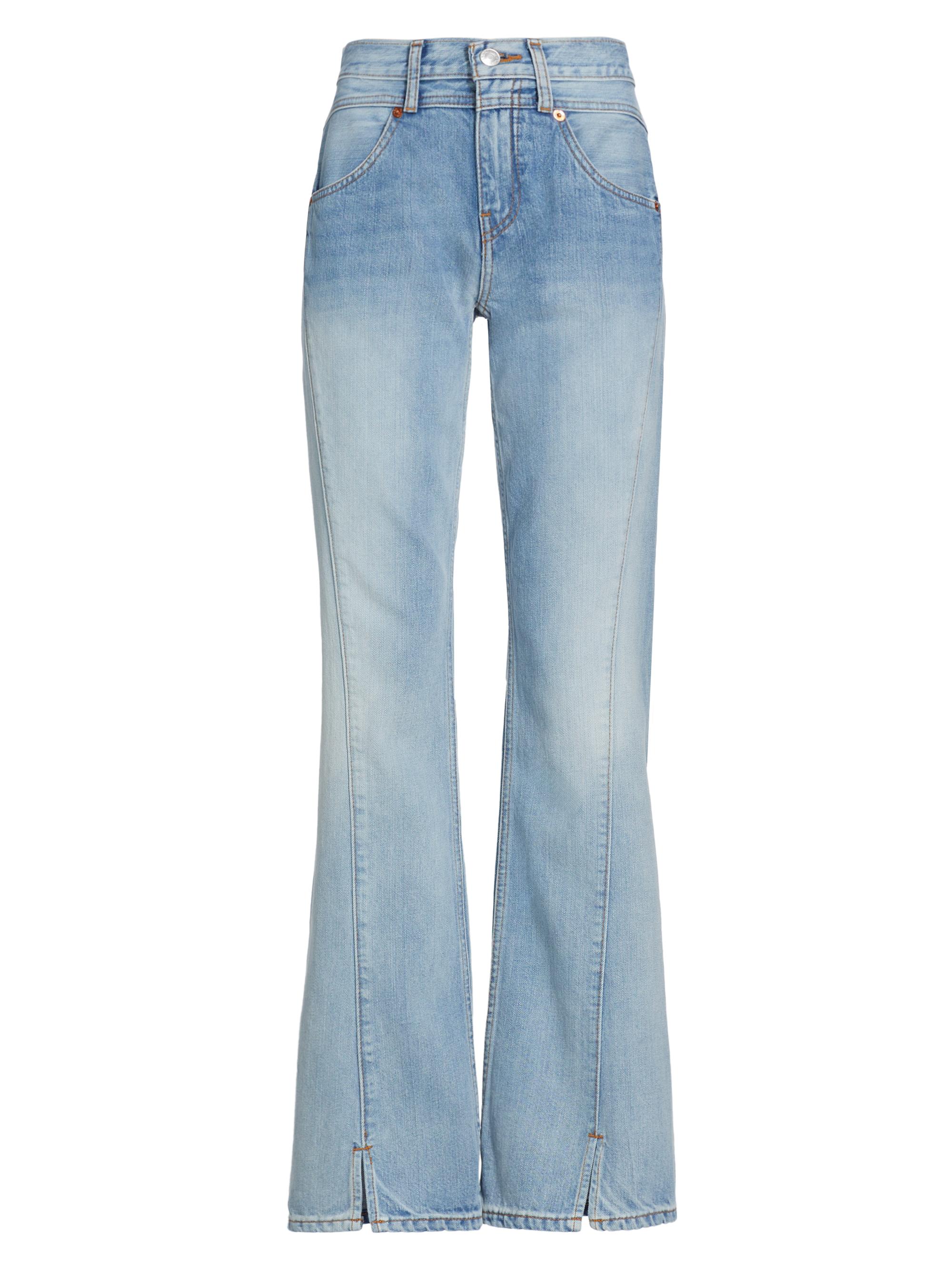 Re/done Women's Kick Flare Mid-Rise Jeans - Marea