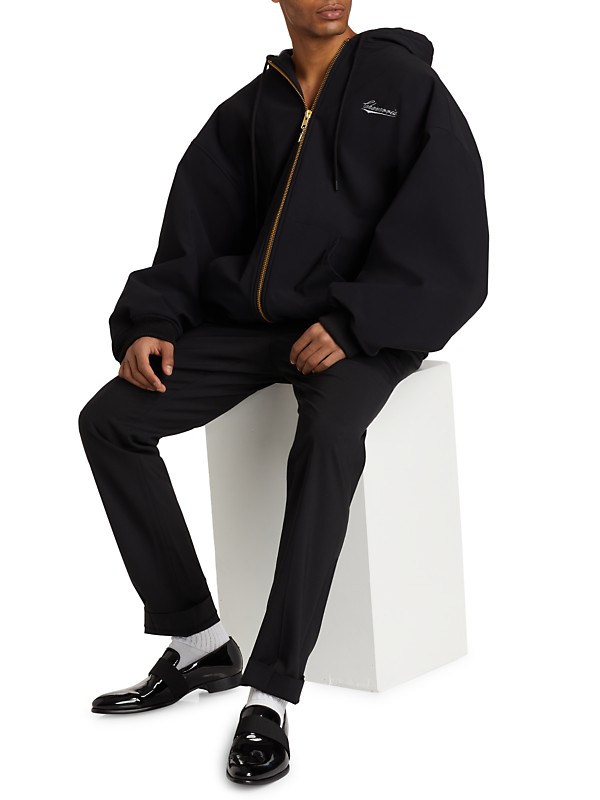 Shop Willy Chavarria Juggernaut Logo Hoodie | Saks Fifth Avenue Shop Willy Chavarria Juggernaut Logo Hoodie | Saks Fifth Avenue