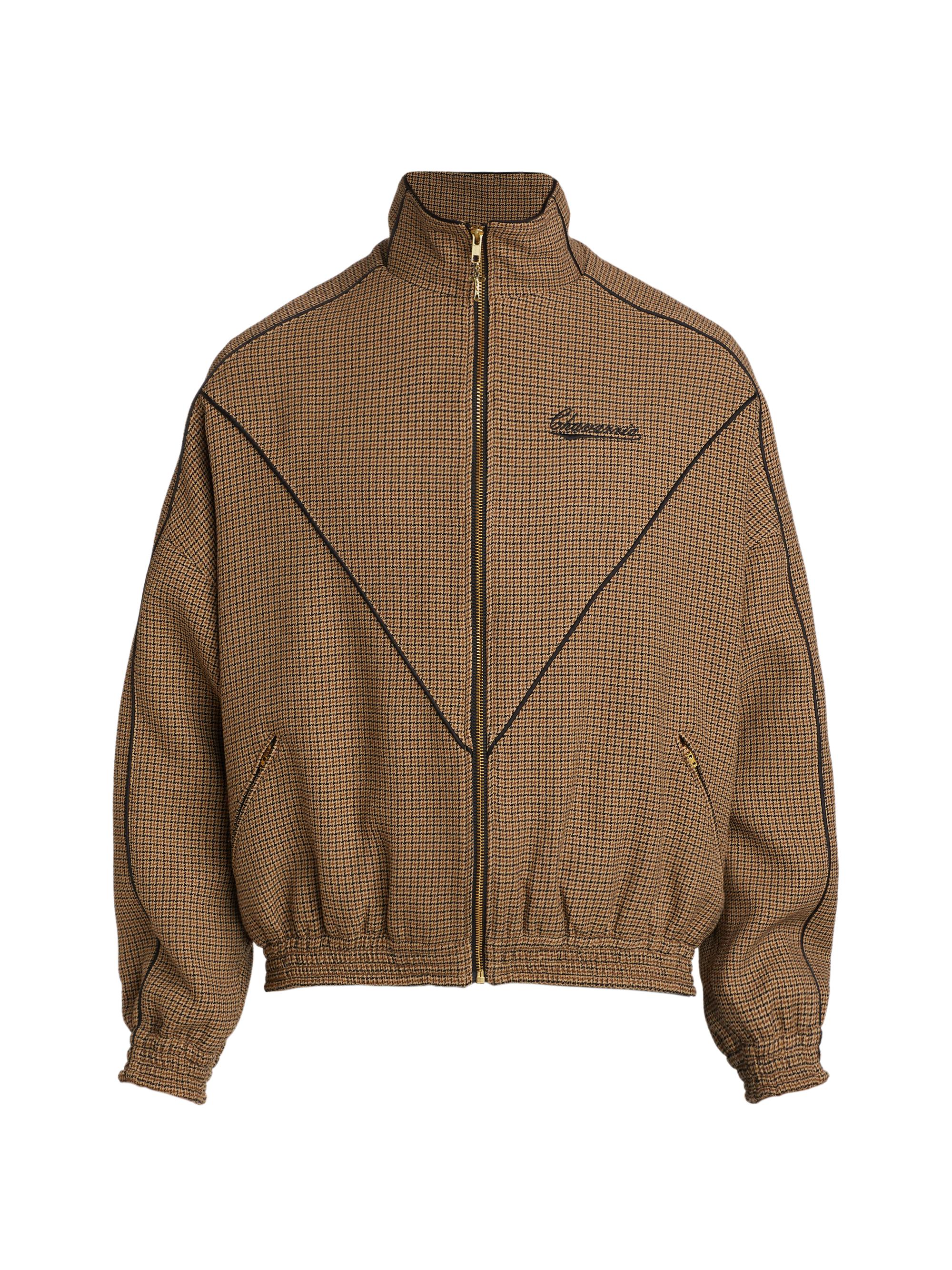 Willy Chavarria Men's Ruff Rider Wool Track Jacket - Gold