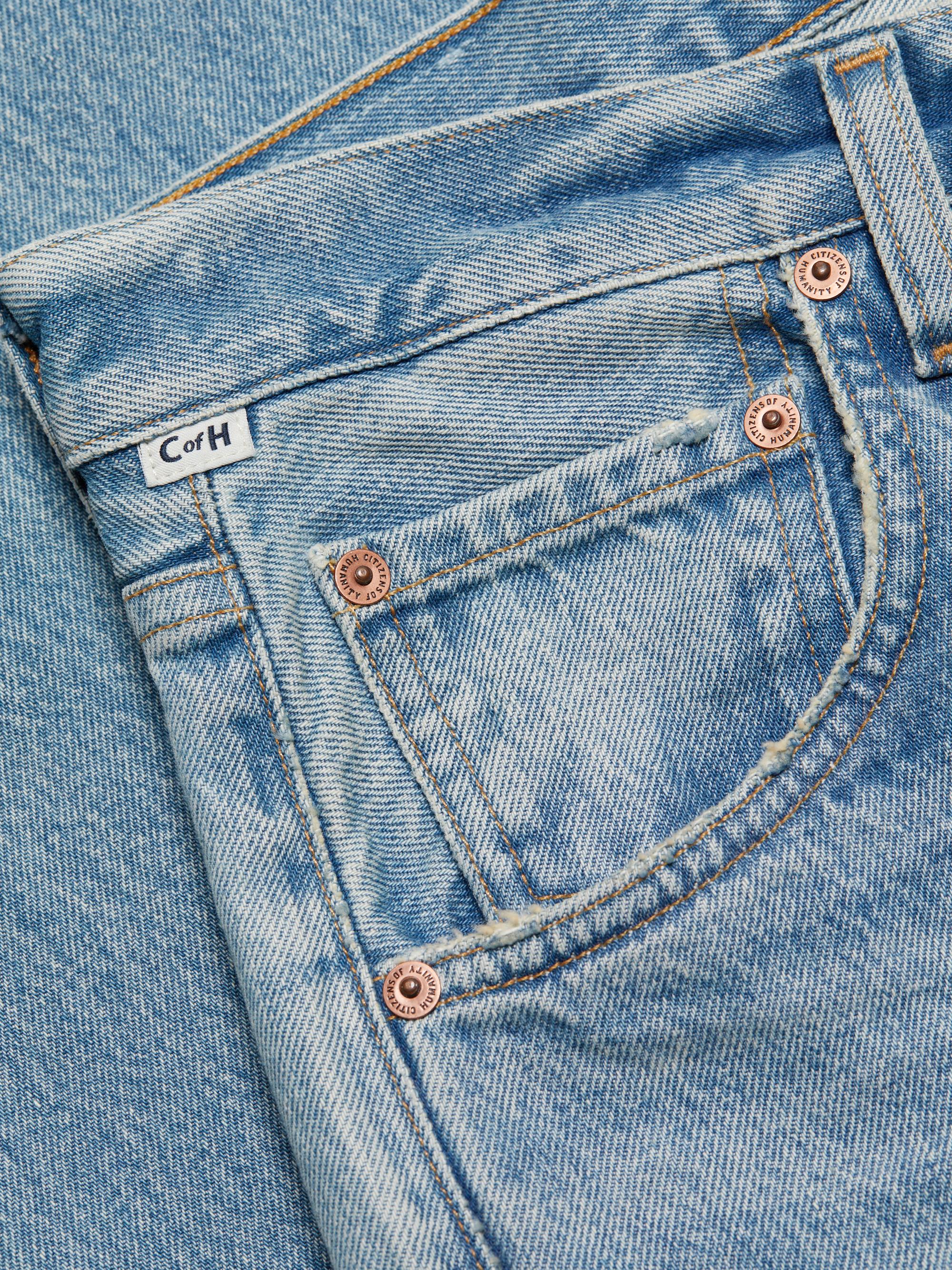 Citizens of Humanity Ayla Denim Raw-Hem Crop Jeans | Saks Fifth Avenue