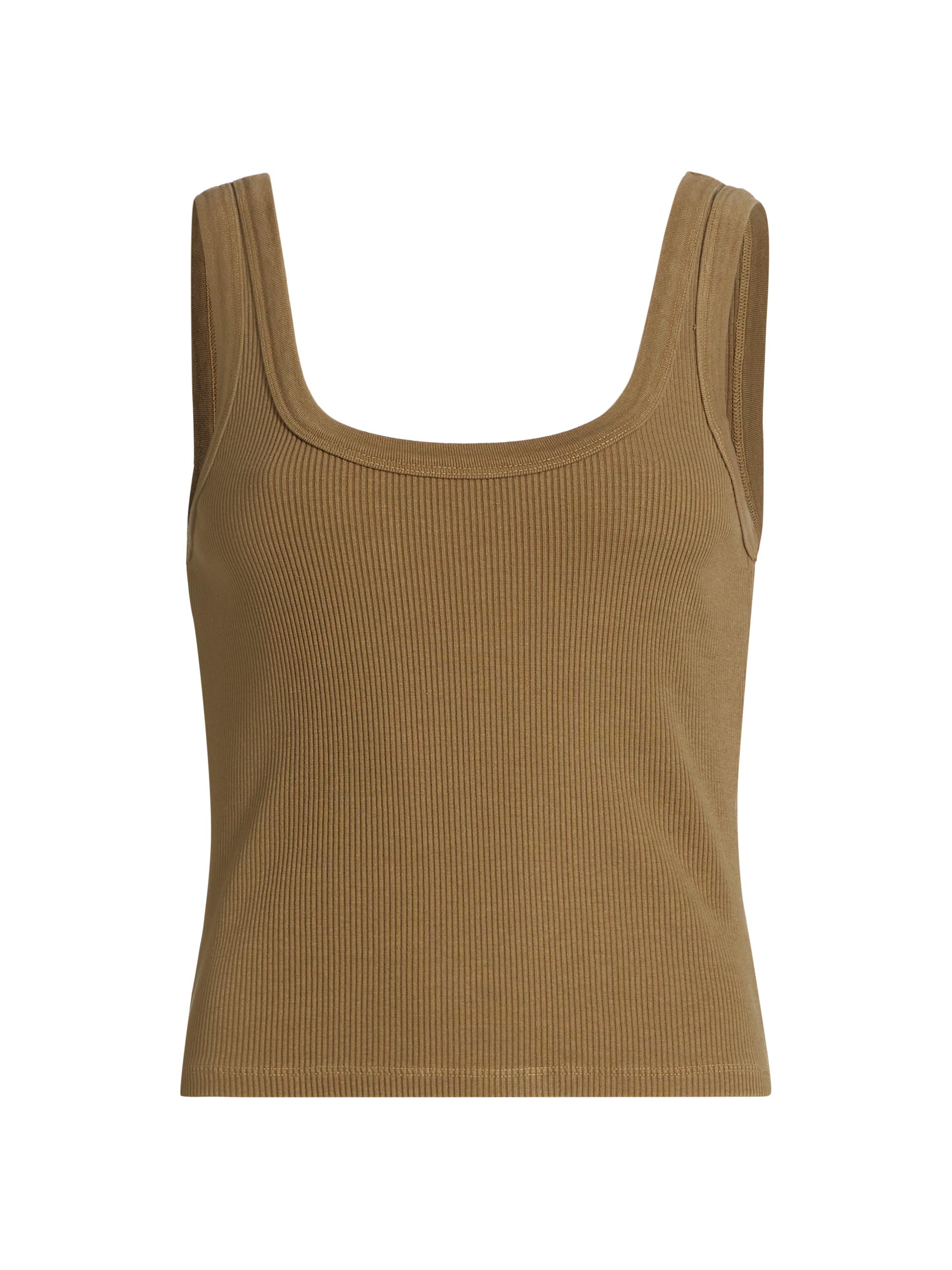 Citizens of Humanity Women's Faye Stretch-Cotton Tank - Sandie Medium Light Green