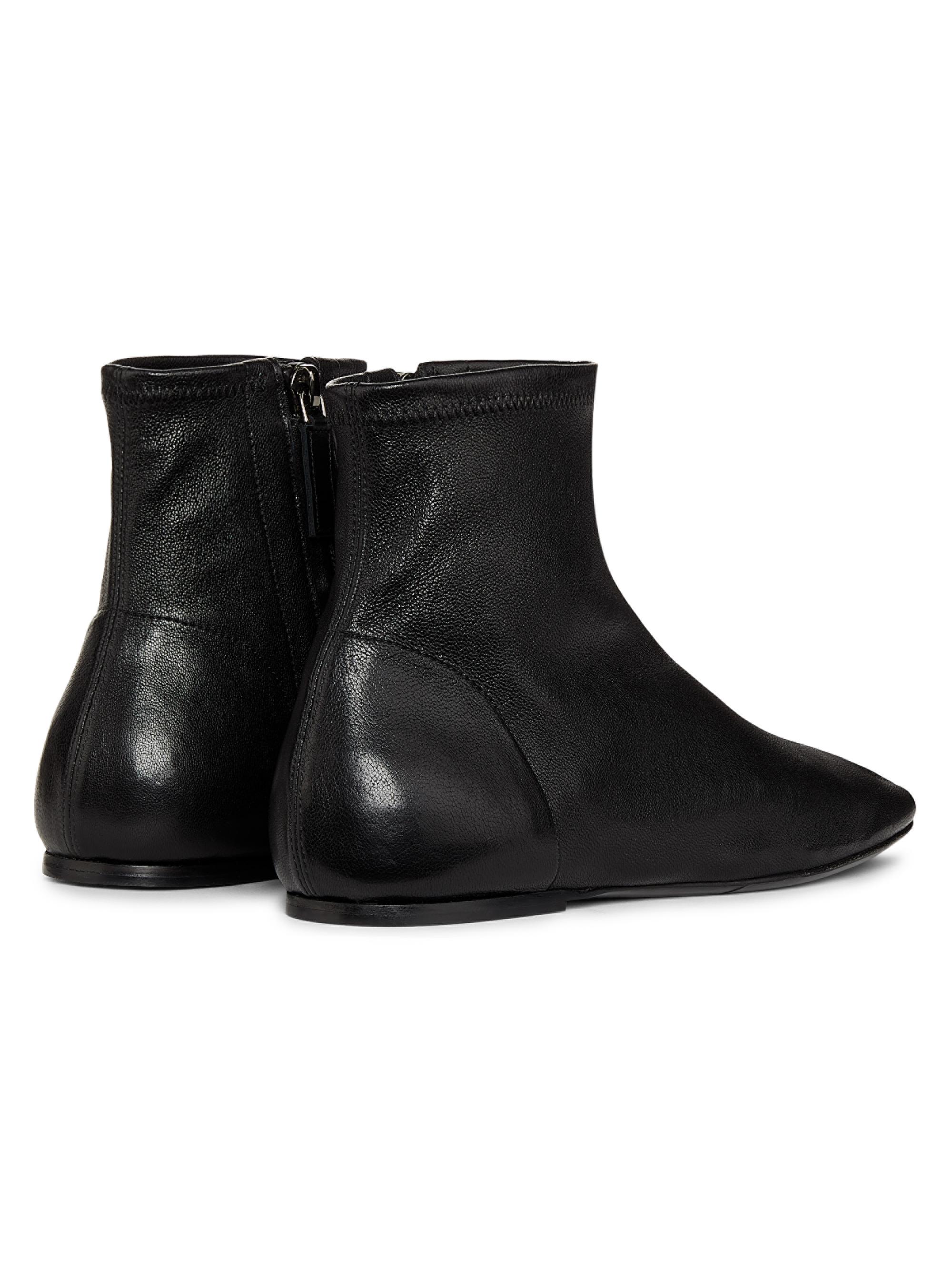 Co Stretch-Leather Sock Booties Saks Fifth Avenue