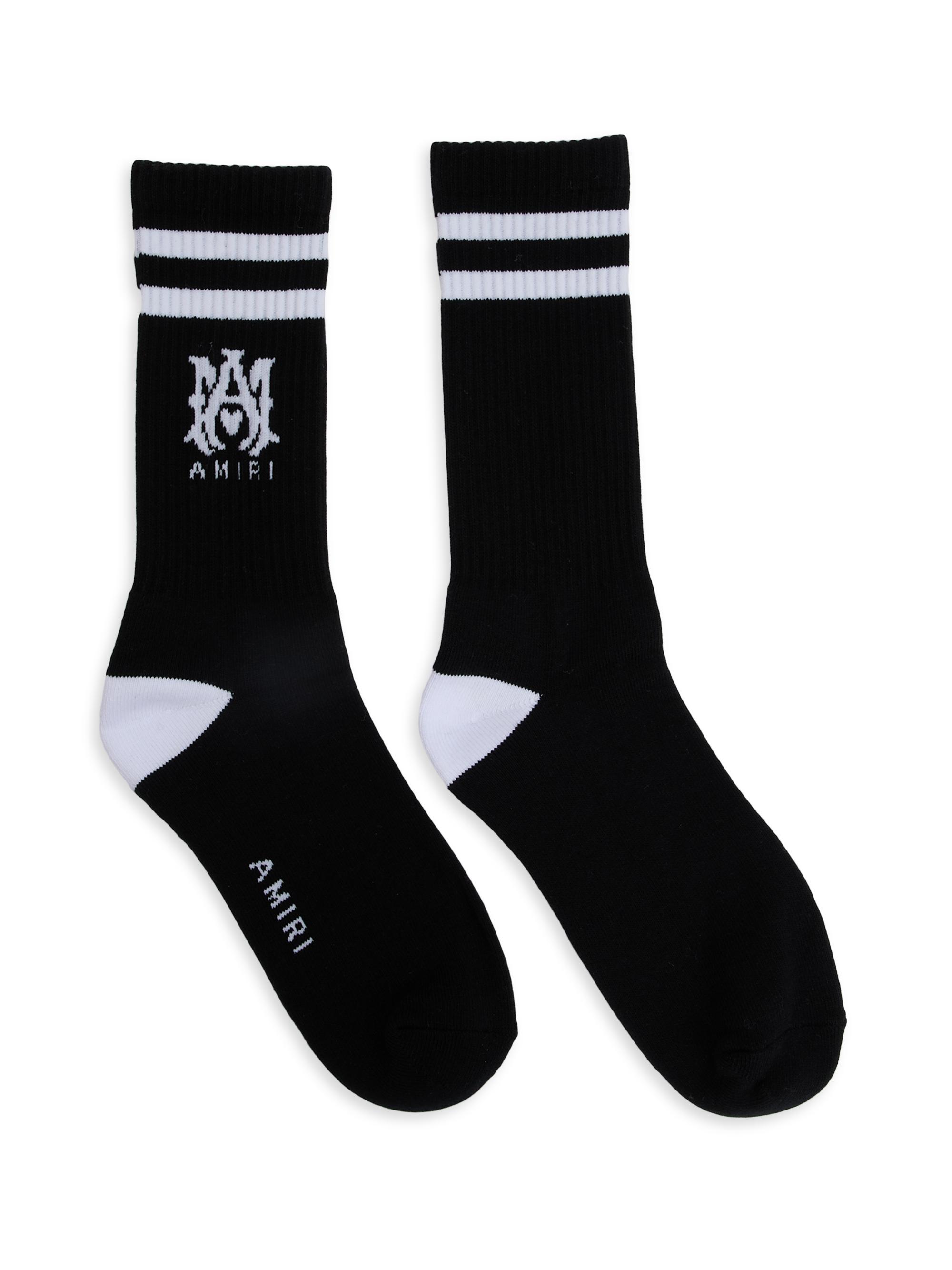 Amiri Ribbed Logo Sport Socks | Saks Fifth Avenue