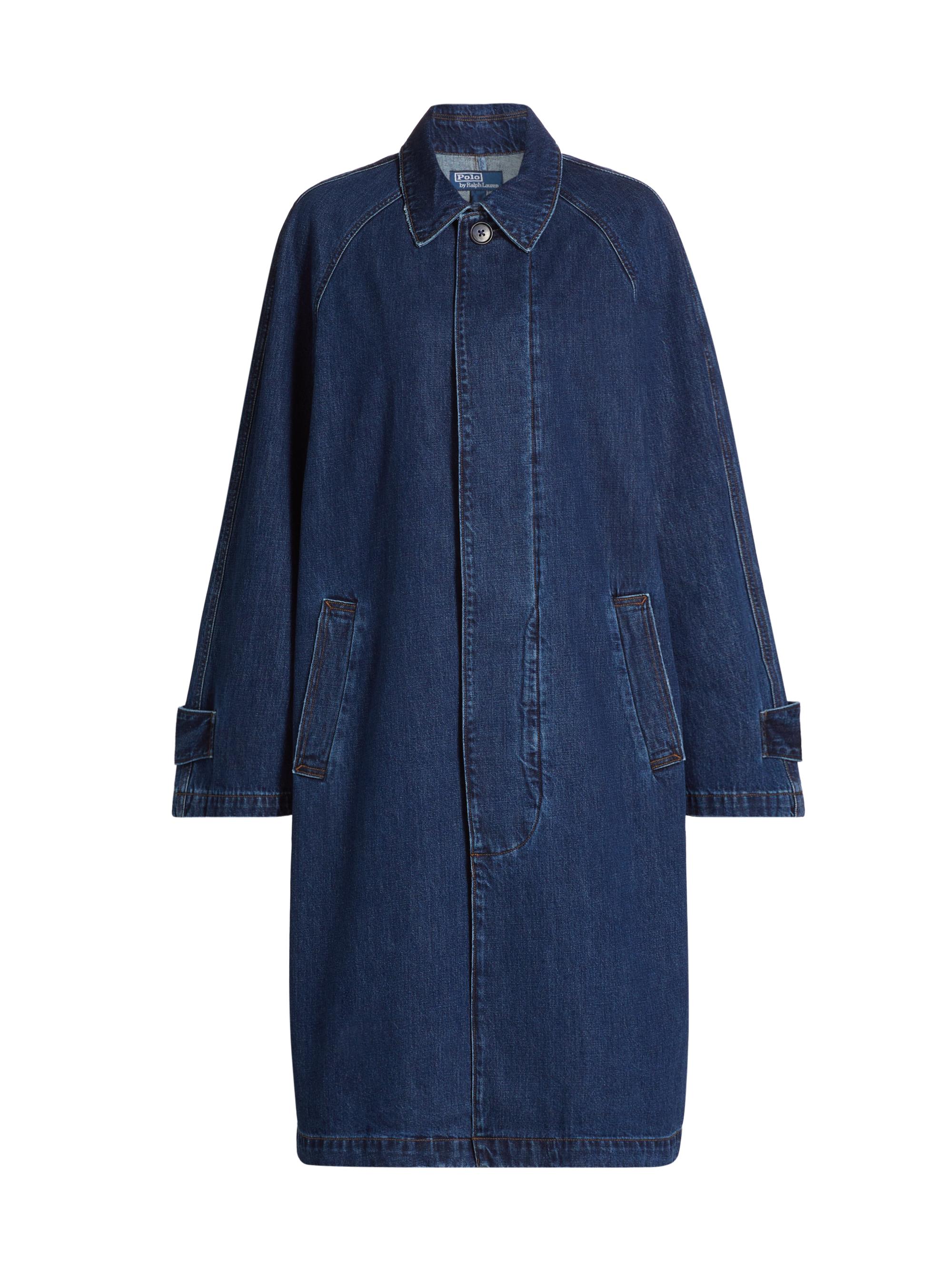 Polo Ralph Lauren Women's Denim Car Coat - Chamika Wash