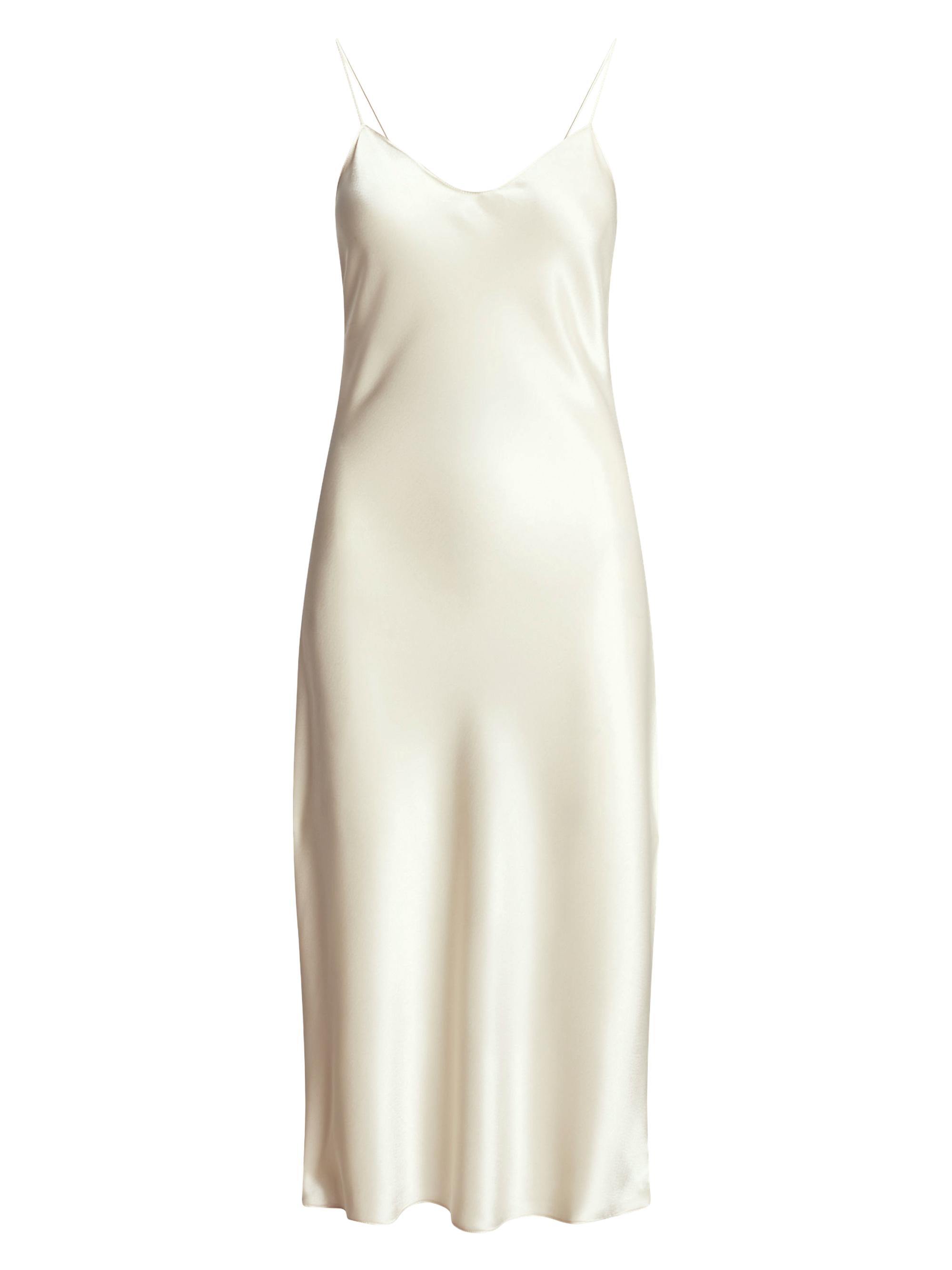 Polo Ralph Lauren Satin Slip Midi-Dress | Saks Fifth Avenue