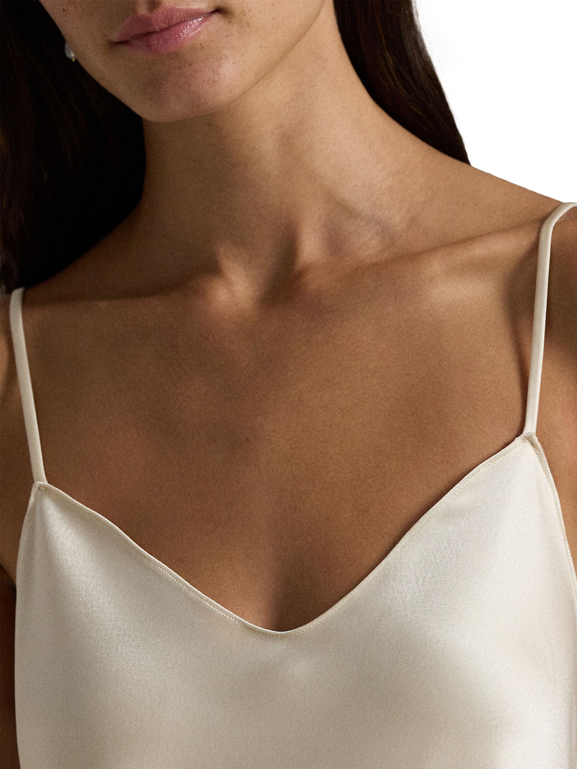 Polo Ralph Lauren Satin Slip Midi-Dress | Saks Fifth Avenue