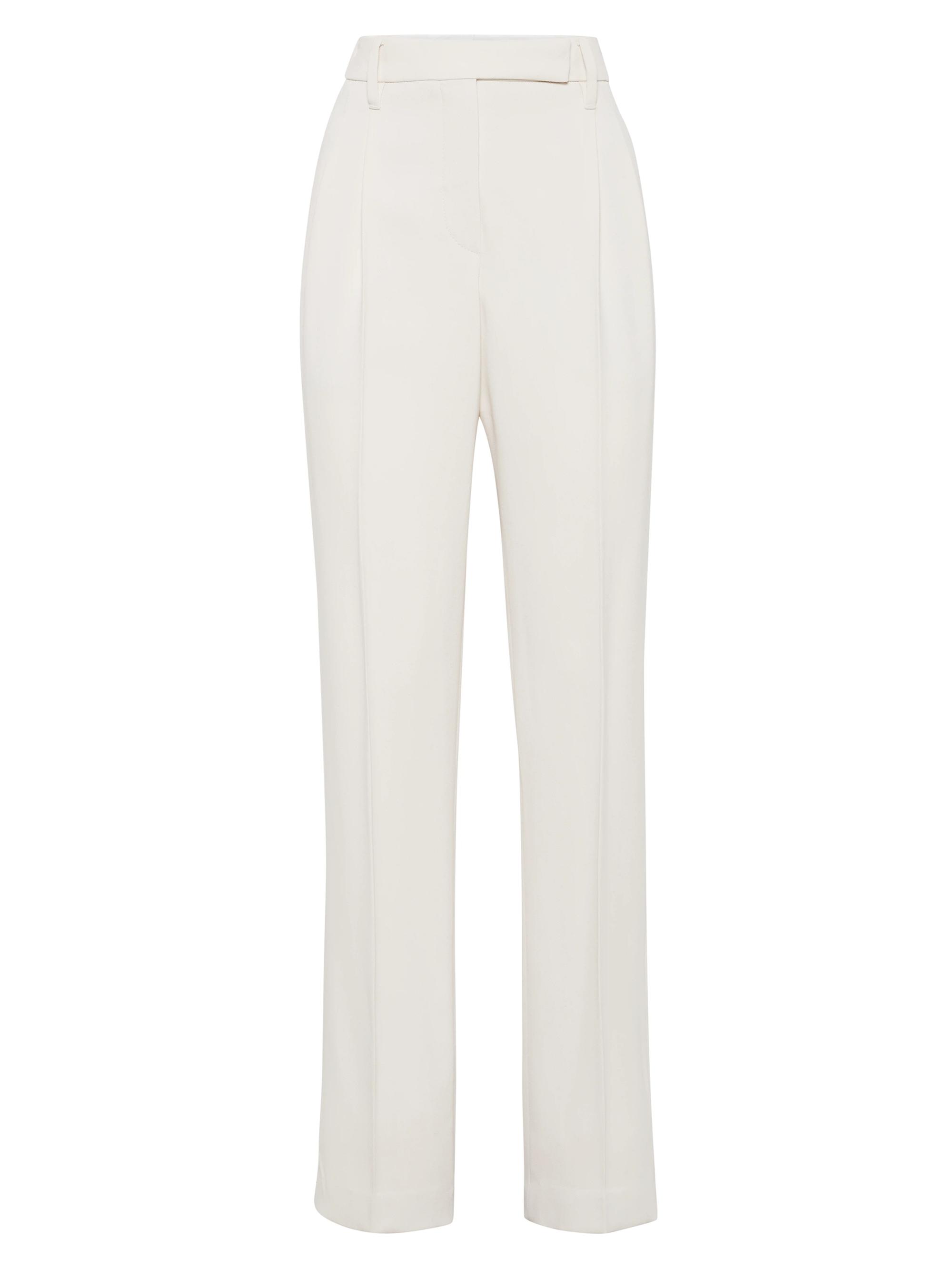 Brunello Cucinelli Women's Comfort Viscose Couture Twill Cigarette Trousers -