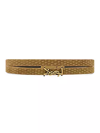 Cassandre Double Wrap Bracelet in Leather