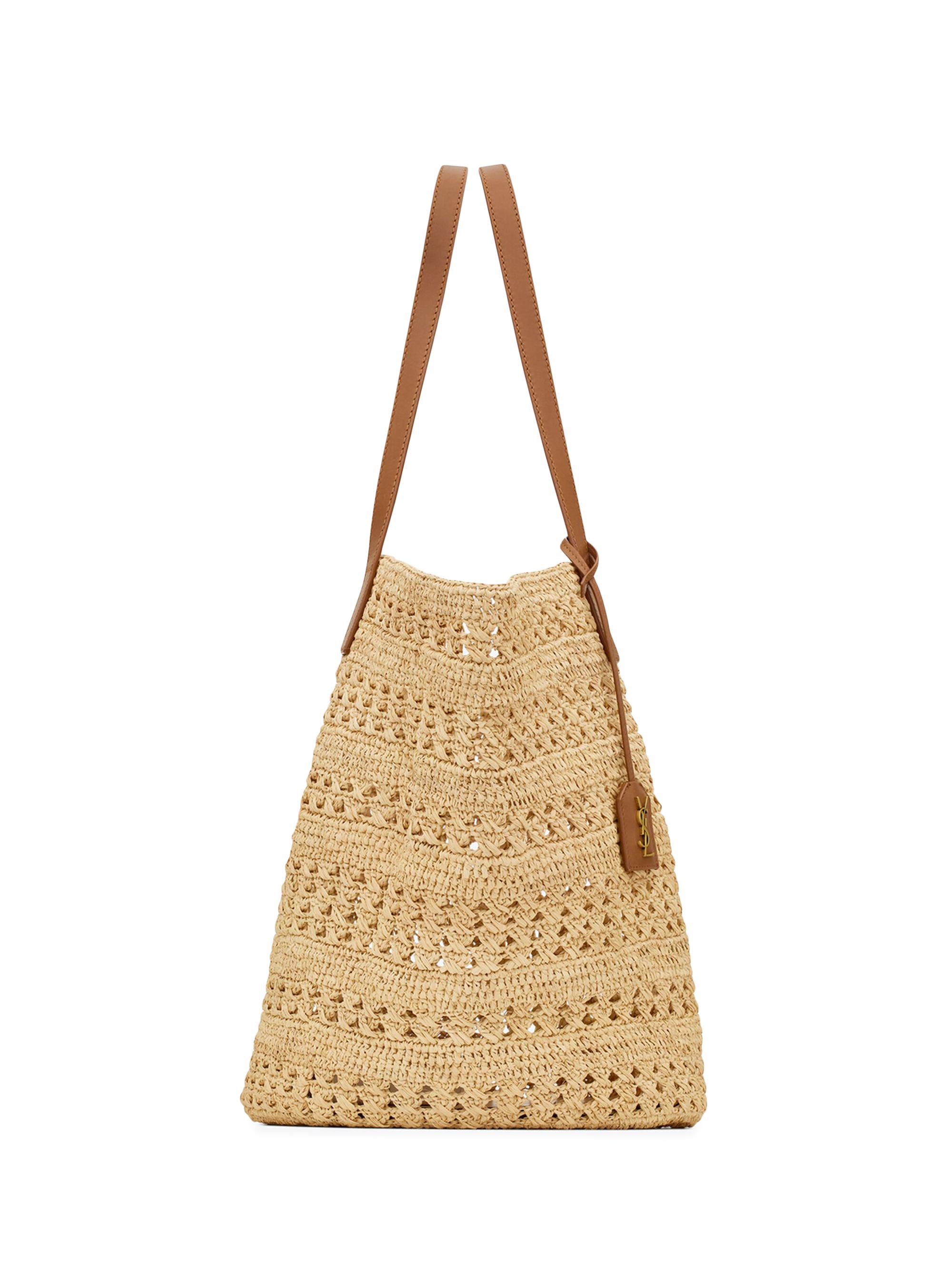 Panier Medium Bag in Raffia Tote Bag