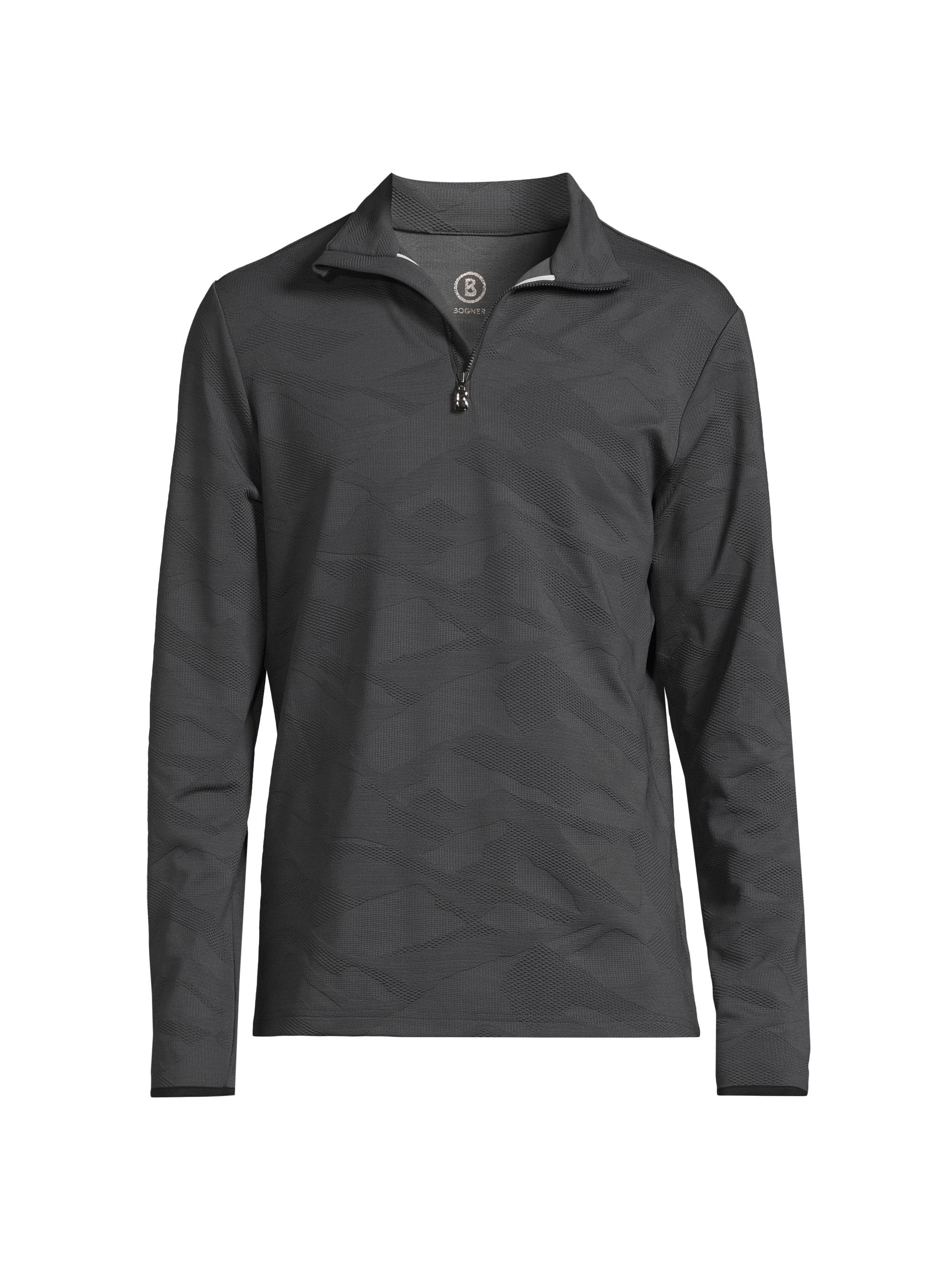 Bogner Men's Joscha Jacquard Slim-Fit Sweatshirt - Dark Slate