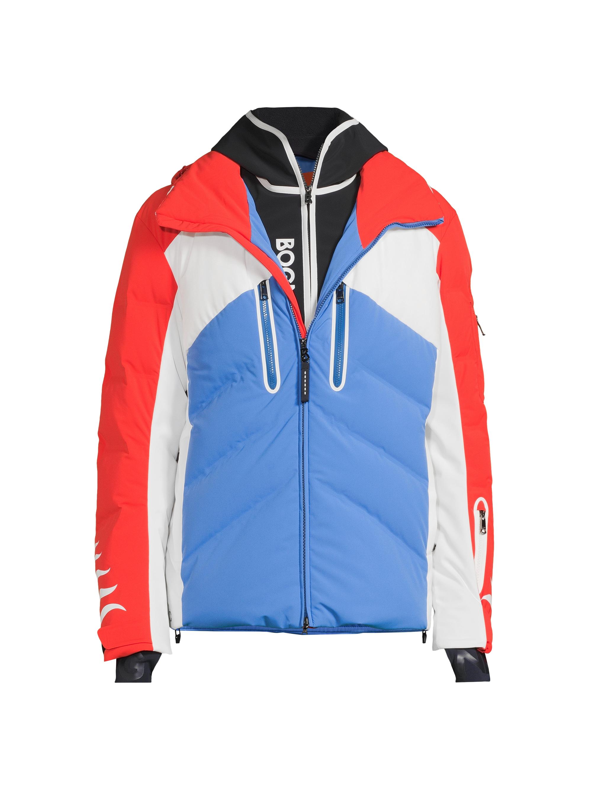 Bogner Men's Jessy Hooded Ski Jacket - Vivid Red