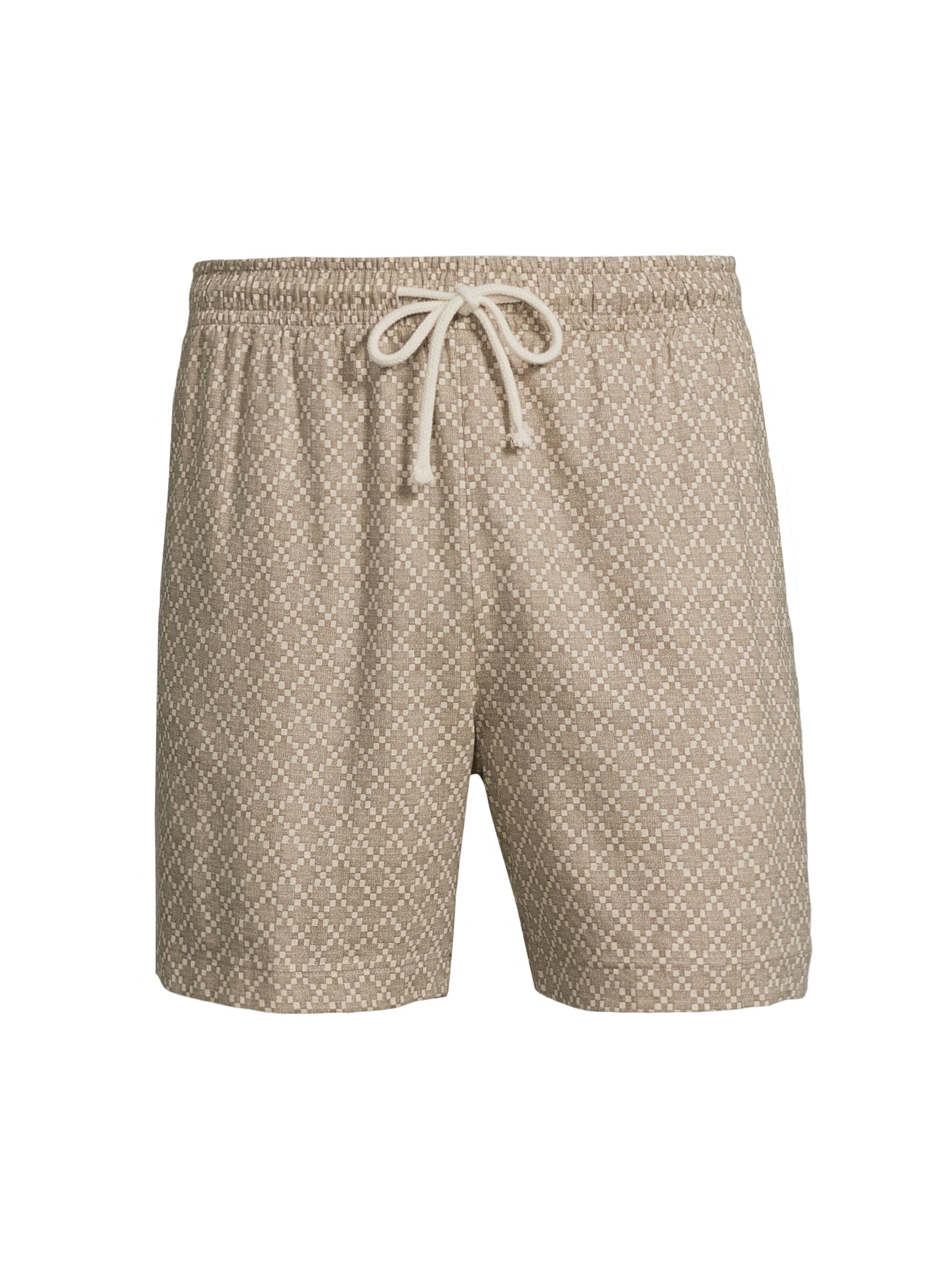 Rails Men's Aries Ikat Linen-Blend Shorts - Ikat Oat