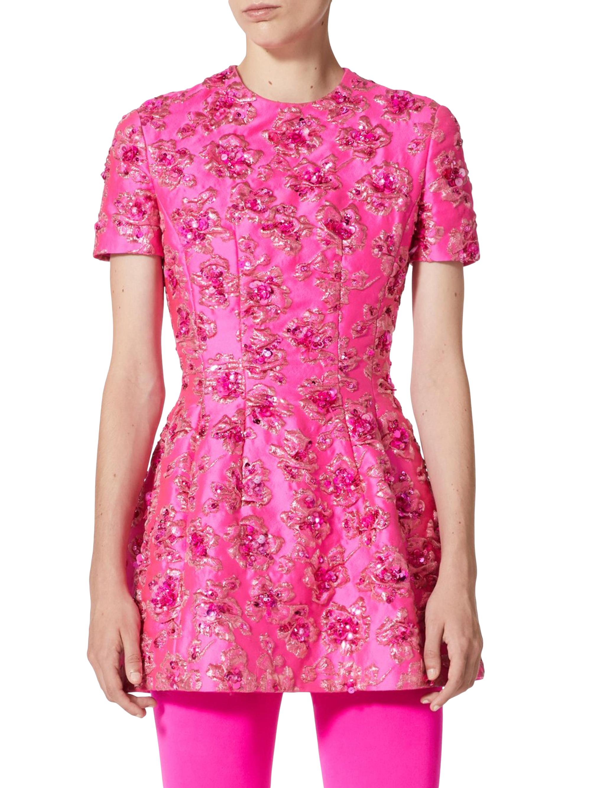 Valentino Garavani Short Jacquard Dress | Saks Fifth Avenue