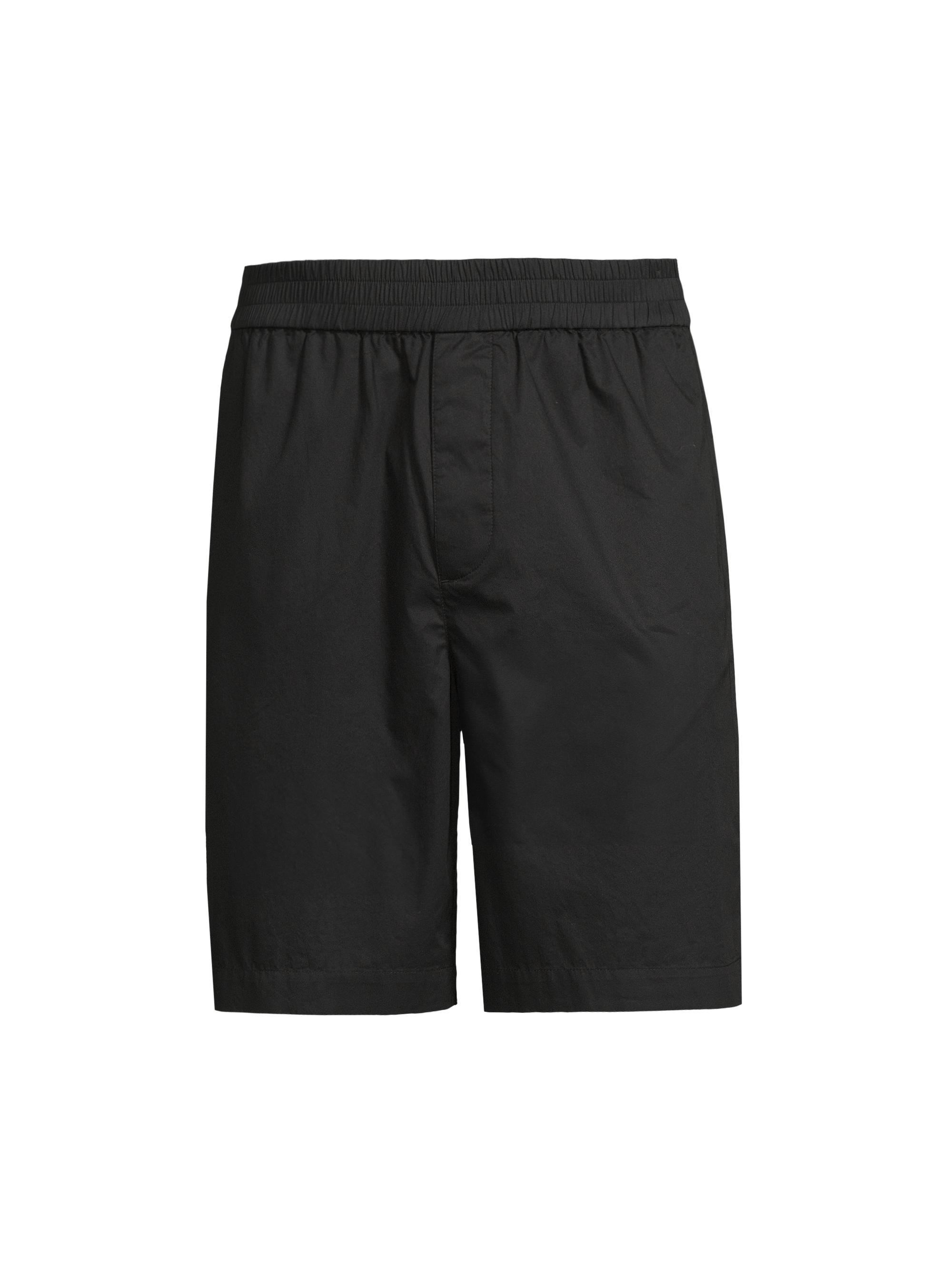 ATM Anthony Thomas Melillo Men's Cotton Twill Elasticized Shorts - Black