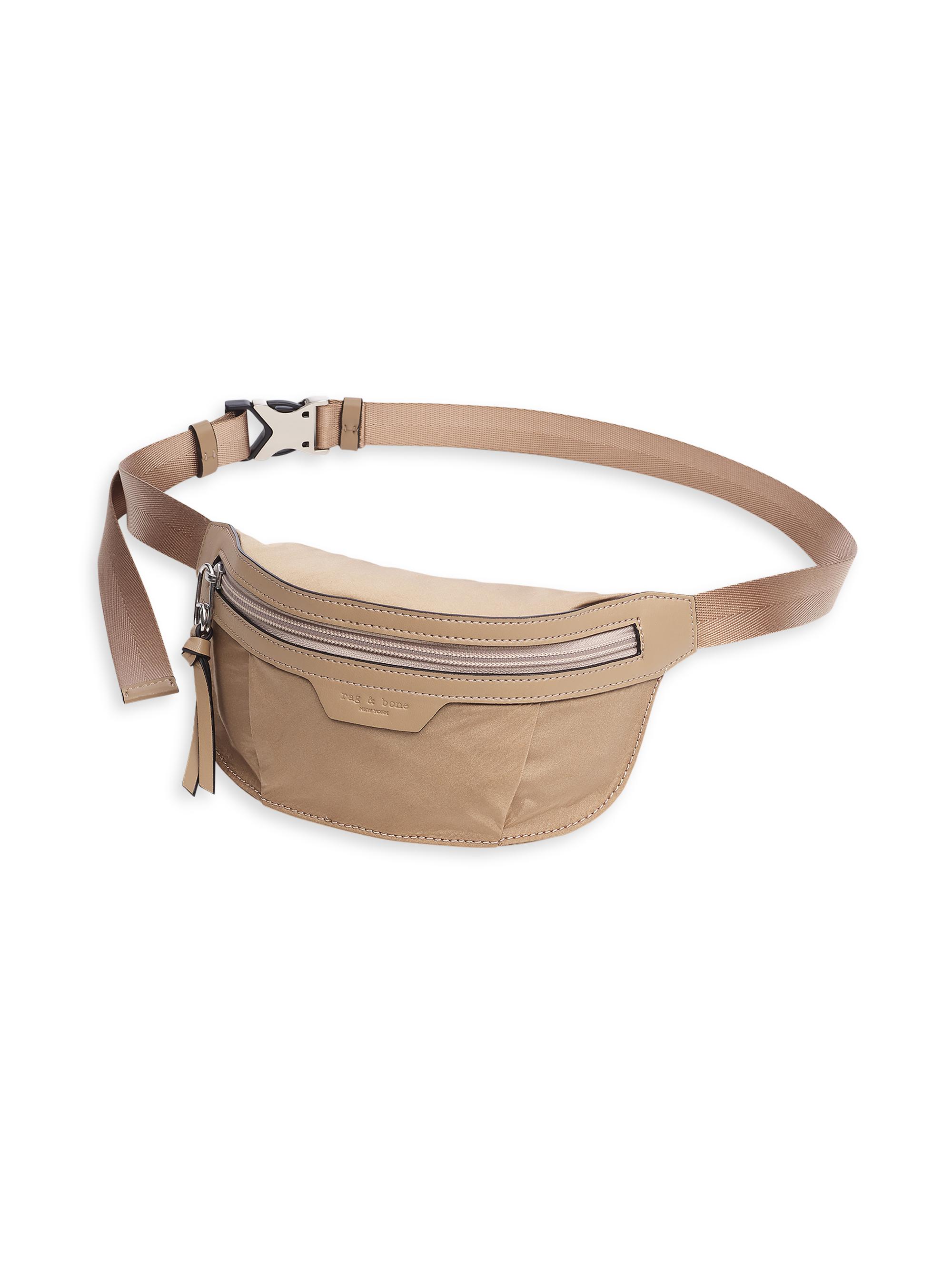 rag & bone Women's Mini Commuter Nylon Belt Bag - Light Sand