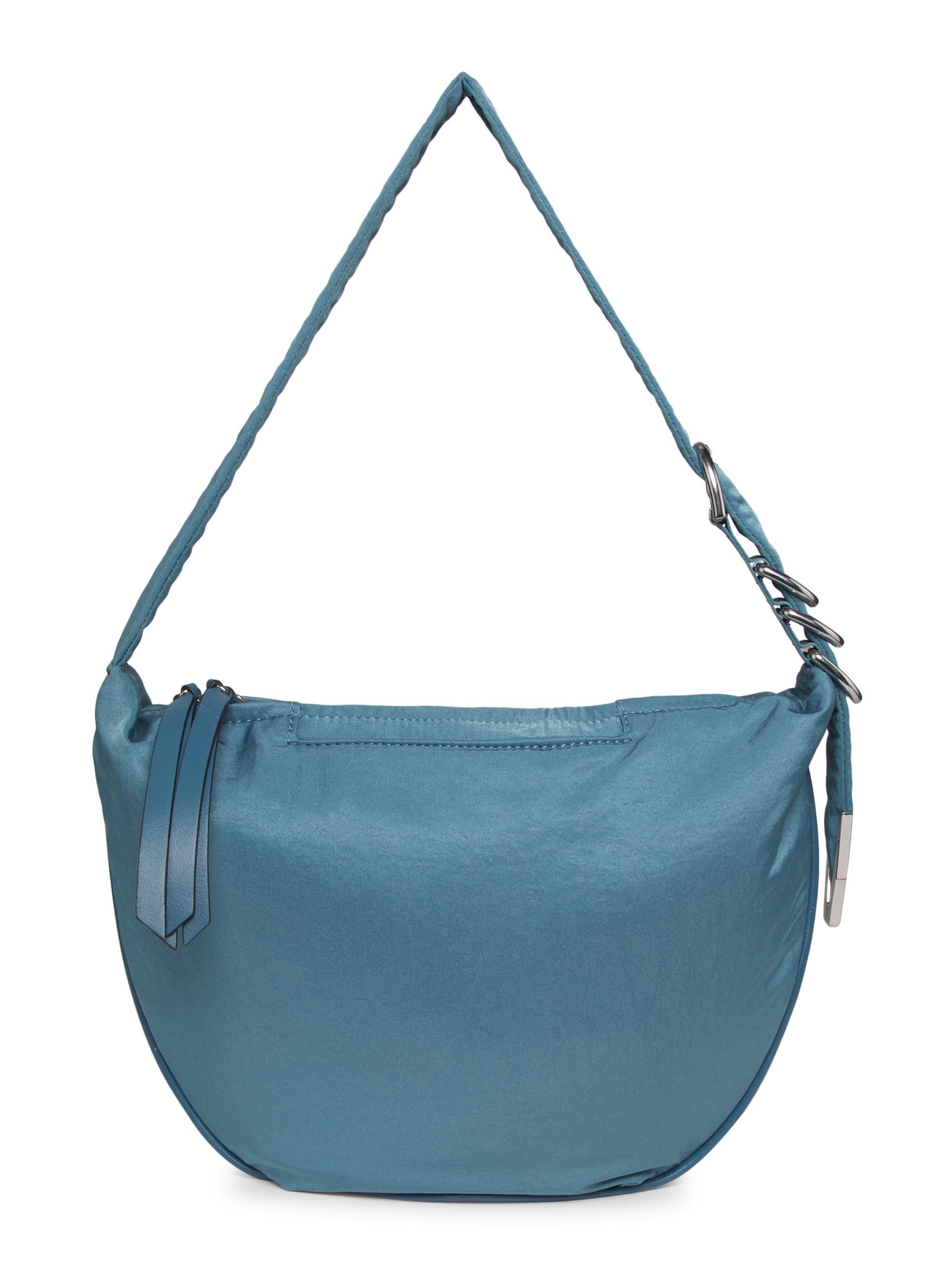 rag & bone Women's Mini Spire Nylon Hobo Bag - Denim Blue