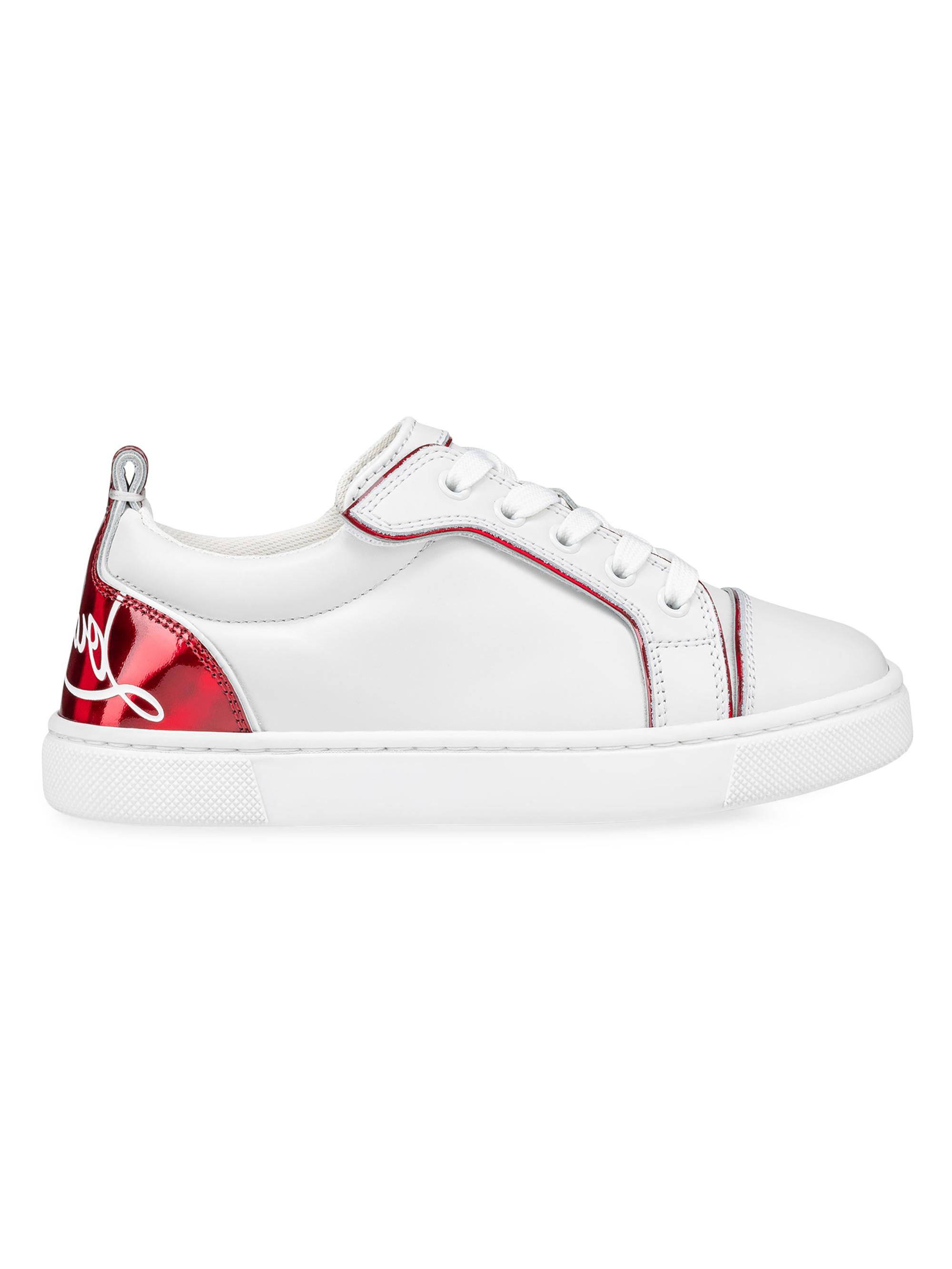 Christian Louboutin Little Kid's & Kid's Funnyto Sneakers - White 1 (Child)