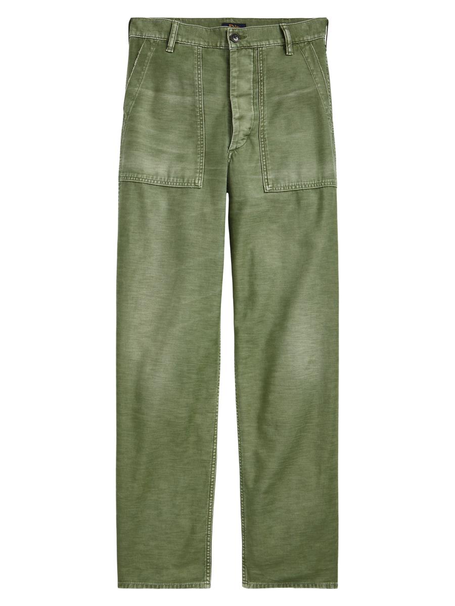 Shop Polo Ralph Lauren Ricky Cotton Sateen Pants | Saks Shop Polo Ralph Lauren Ricky Cotton Sateen Pants | Saks