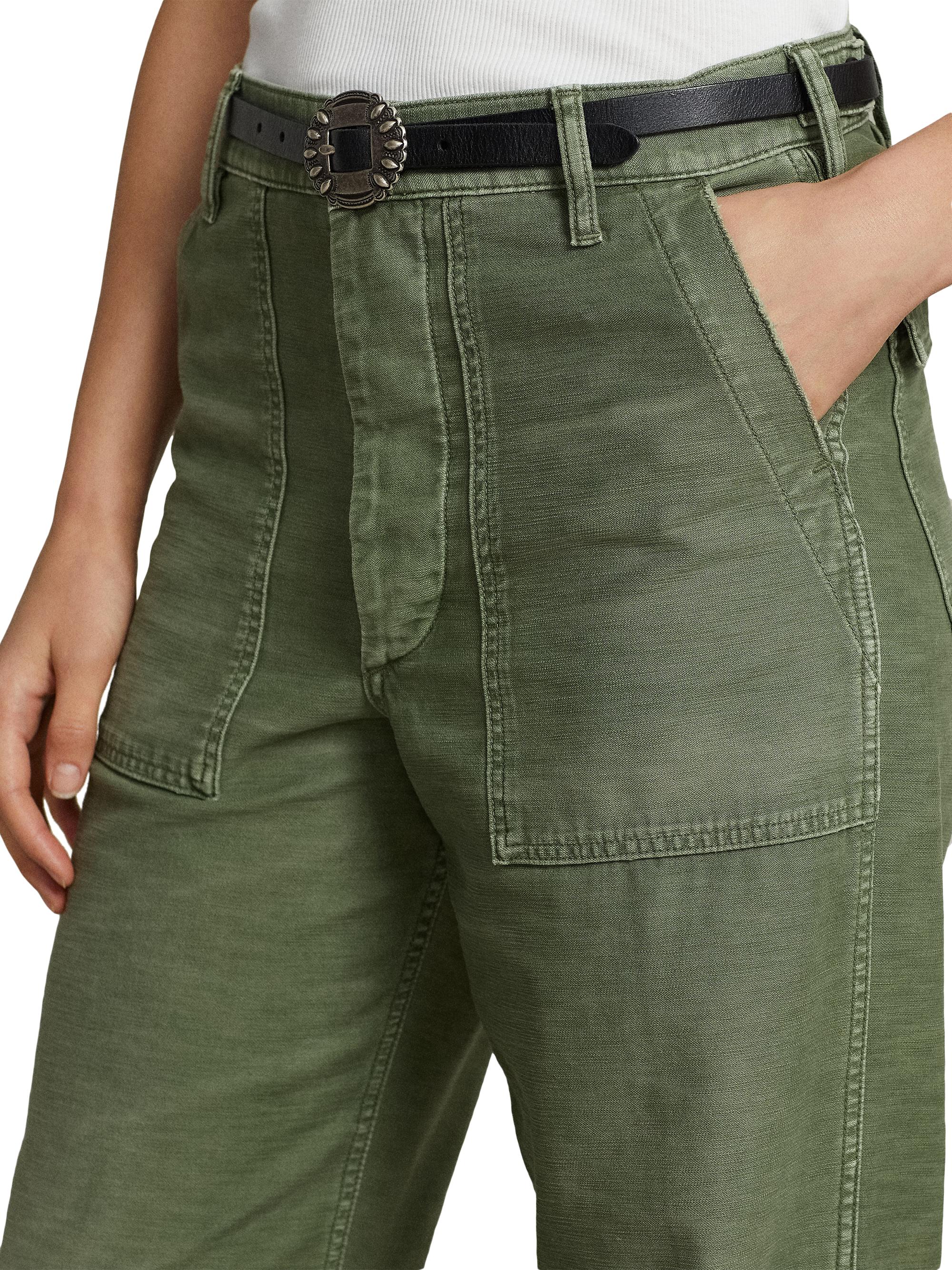 Polo Ralph Lauren Ricky Cotton Sateen Pants | Saks Fifth Avenue