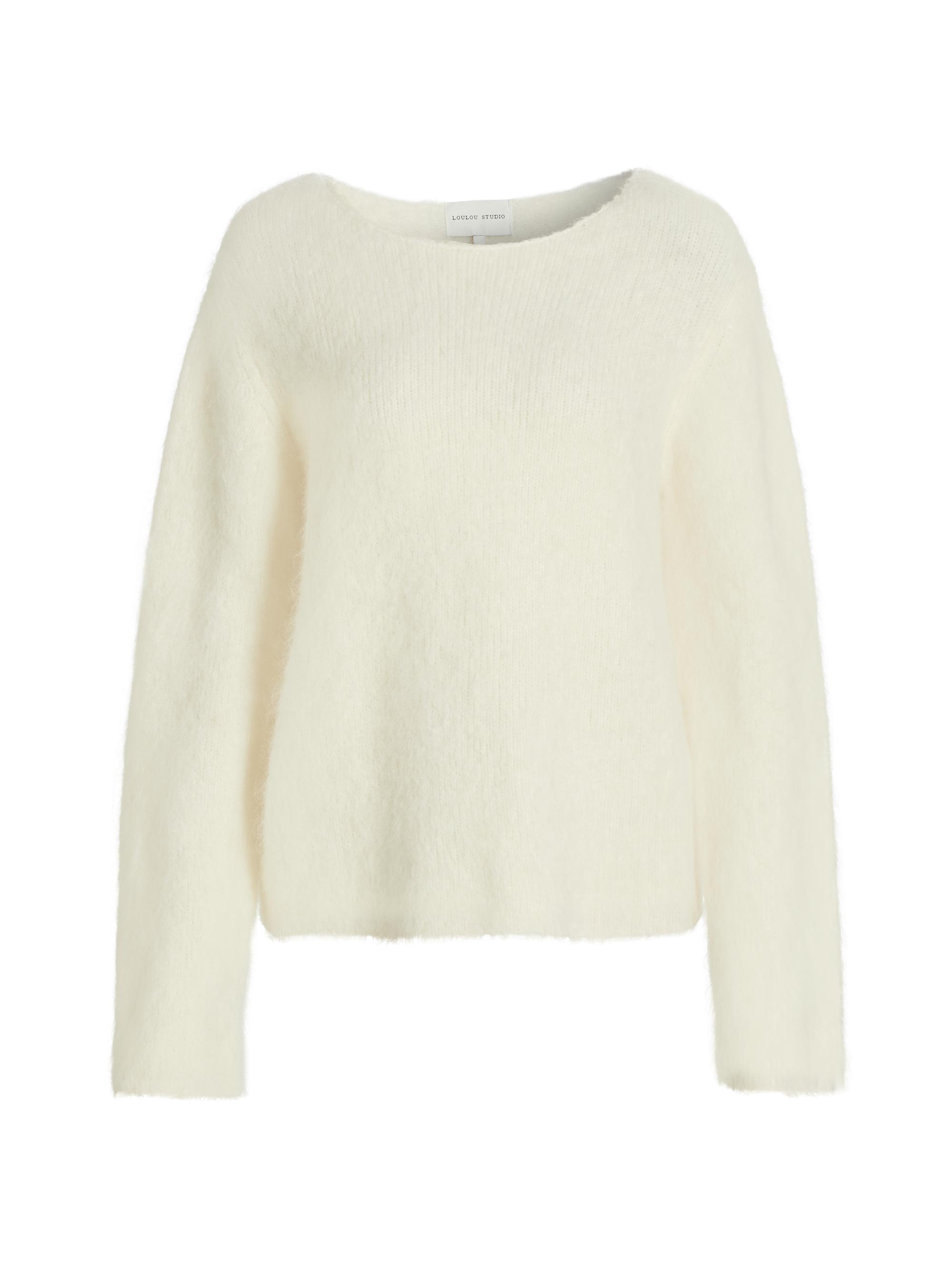 Loulou Studio Women's Alpaca Knit Crewneck Sweater -