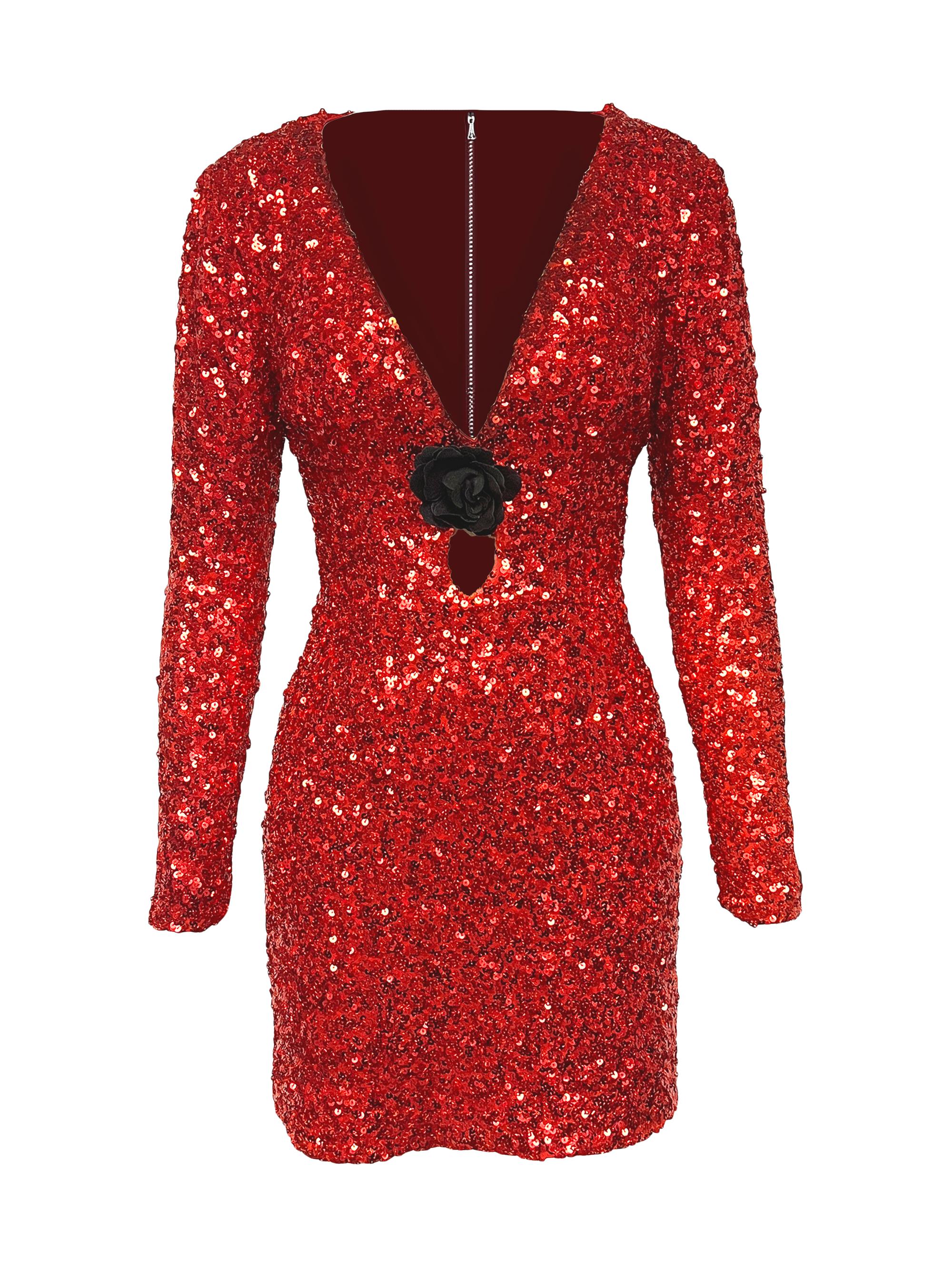 dress the population red dress Estella Gown – The Iris crepe gown is a floor Red Paris Gown