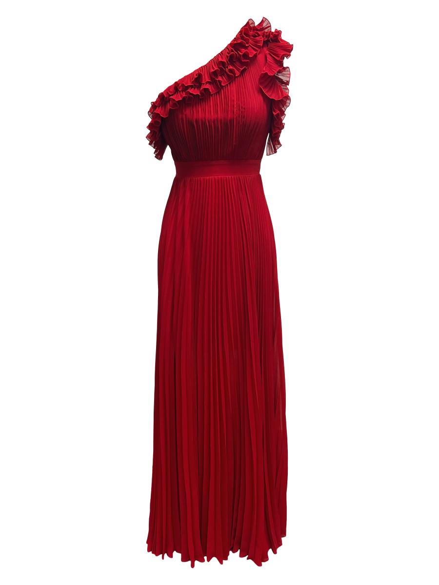Dress The Population Vida One-Shoulder Gown | Saks Fifth Avenue