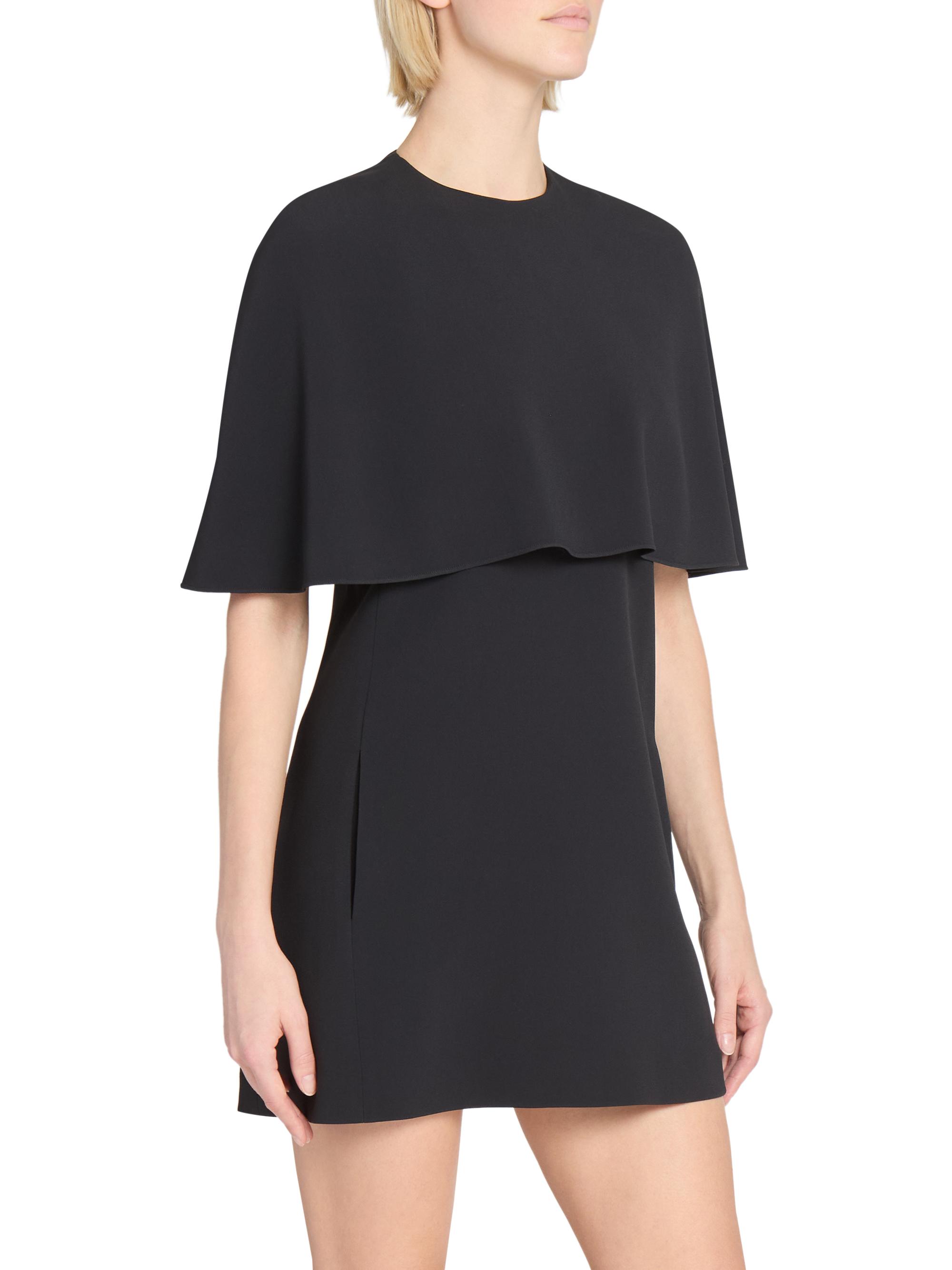 Chloé Cape A-Line Minidress | Saks Fifth Avenue