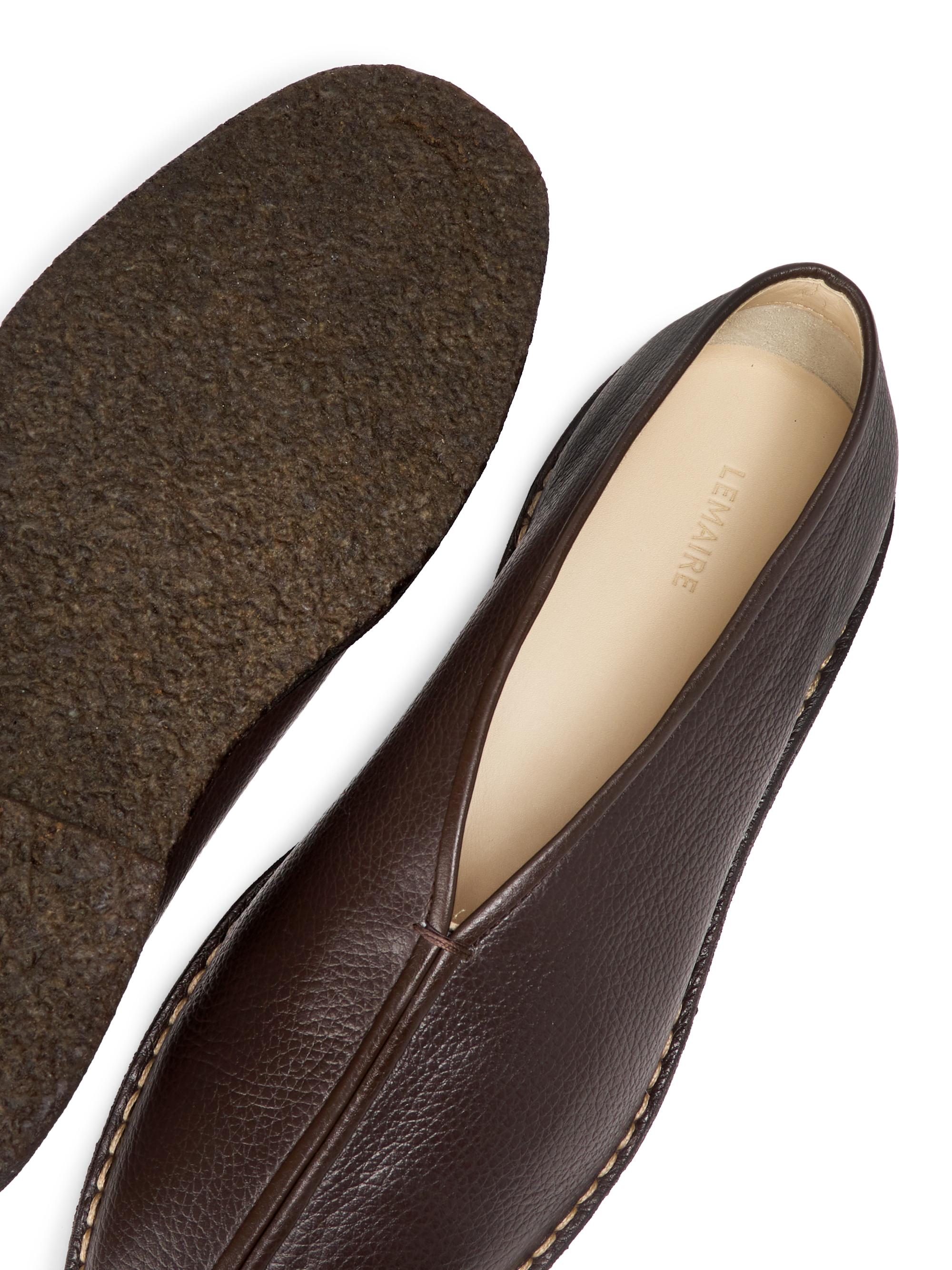 Lemaire Lemaire Piped Crepe Slippers | Saks Fifth Avenue