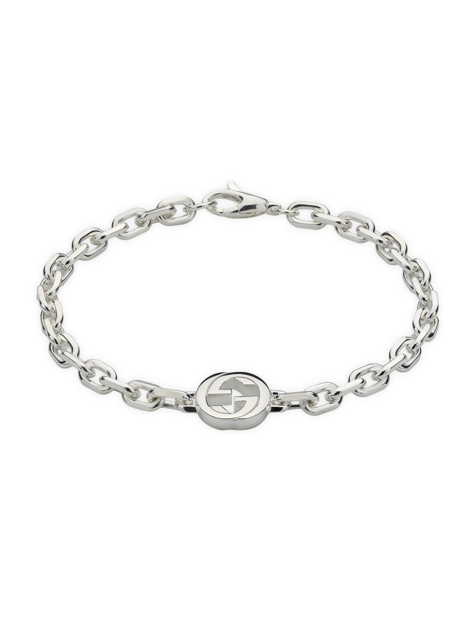 アクセサリー GUCCI SilverBracelet With Interlocking G 0400021454376_SILVER?wid=600&