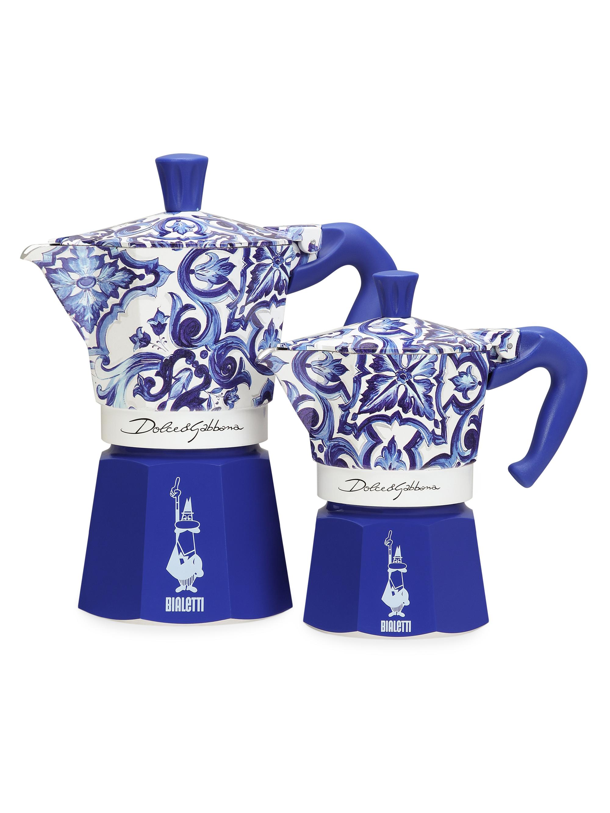 Dolce&Gabbana Dolce&Gabbana x Bialetti Blue Mediterraneo 3-Cup