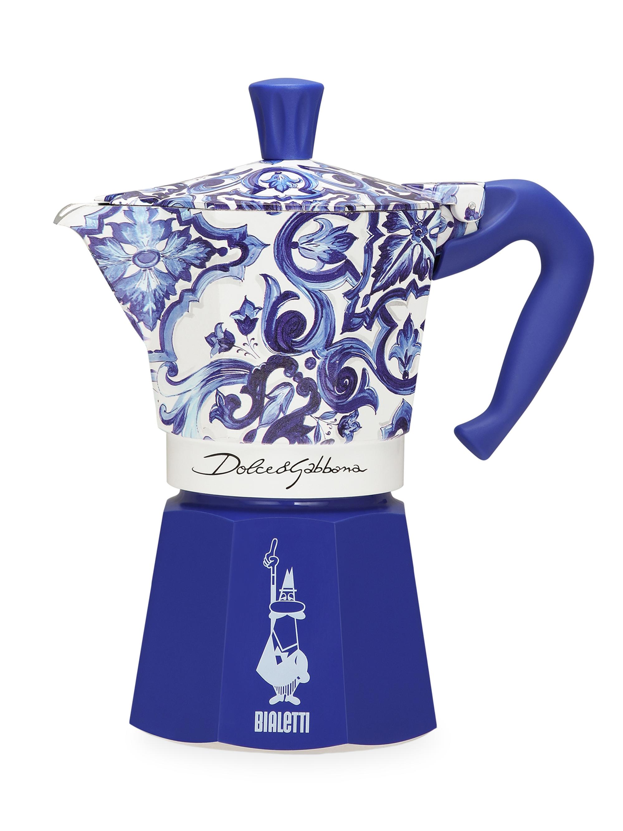 Dolce&Gabbana Dolce&Gabbana x Bialetti Blue Mediterraneo 6-Cup