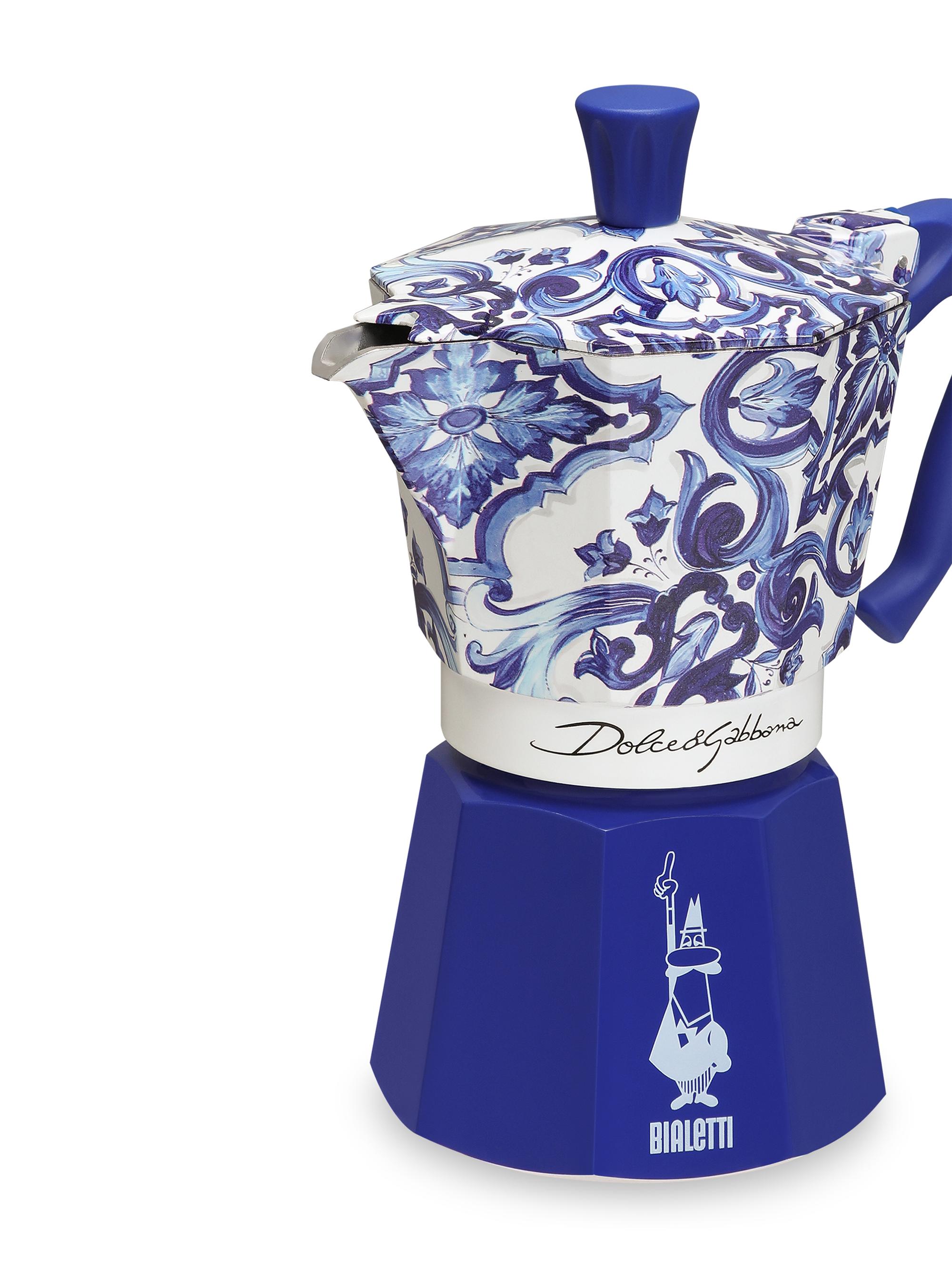 Dolce&Gabbana Dolce&Gabbana x Bialetti Blue Mediterraneo 6-Cup