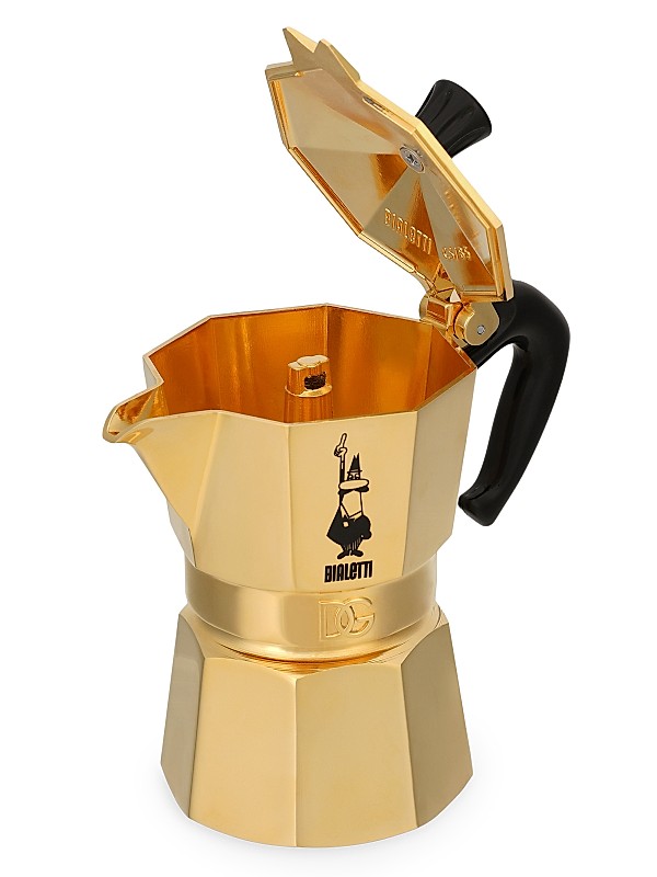 Shop Dolce&Gabbana Dolce&Gabbana X Bialetti Oro 3-Cup Moka Shop Dolce&Gabbana Dolce&Gabbana X Bialetti Oro 3-Cup Moka