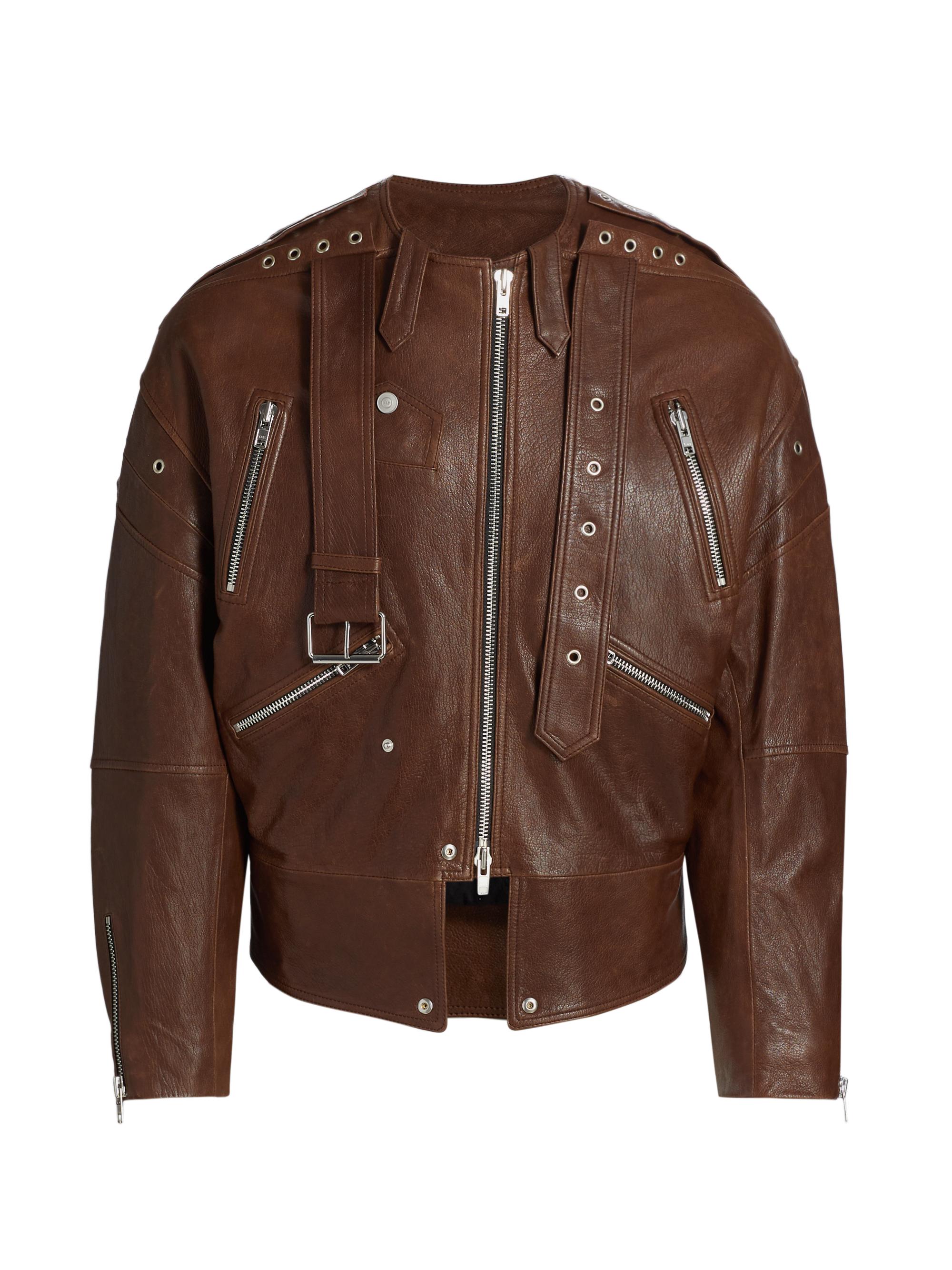 EZR Leather Biker Jacket | Saks Fifth Avenue