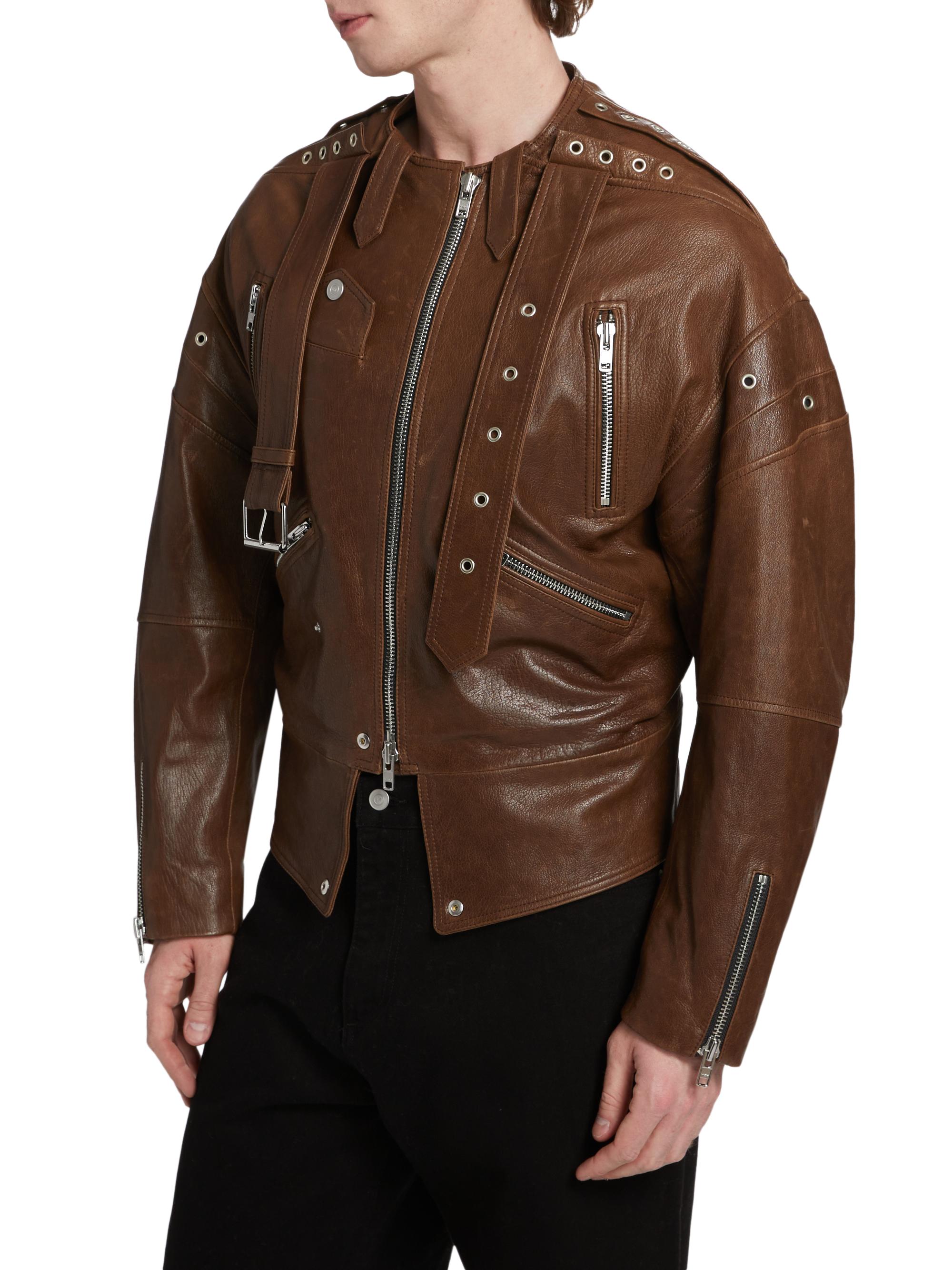 EZR Leather Biker Jacket | Saks Fifth Avenue