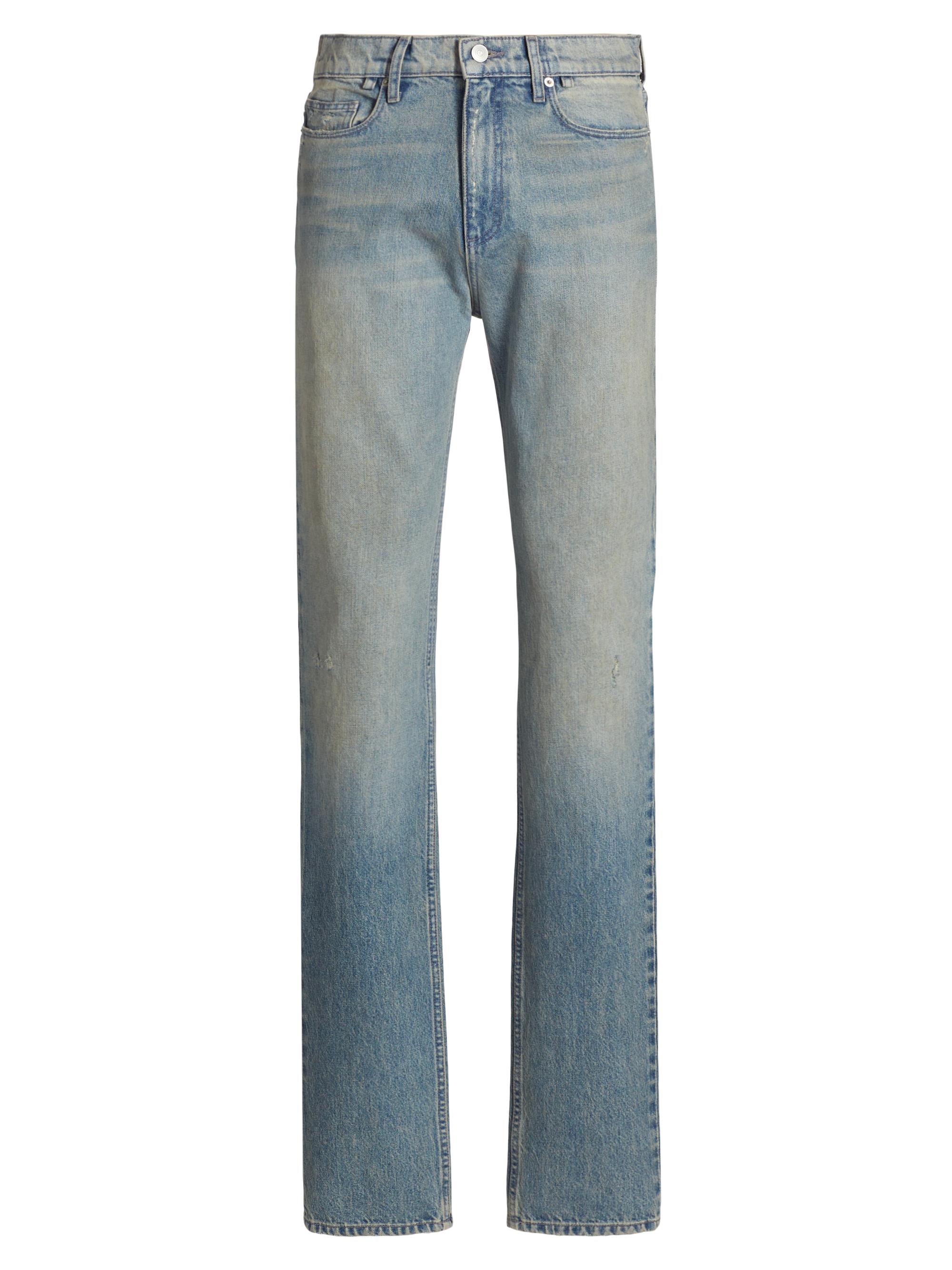 EZR Men's Stacked Skinny Jeans - Oil Blue